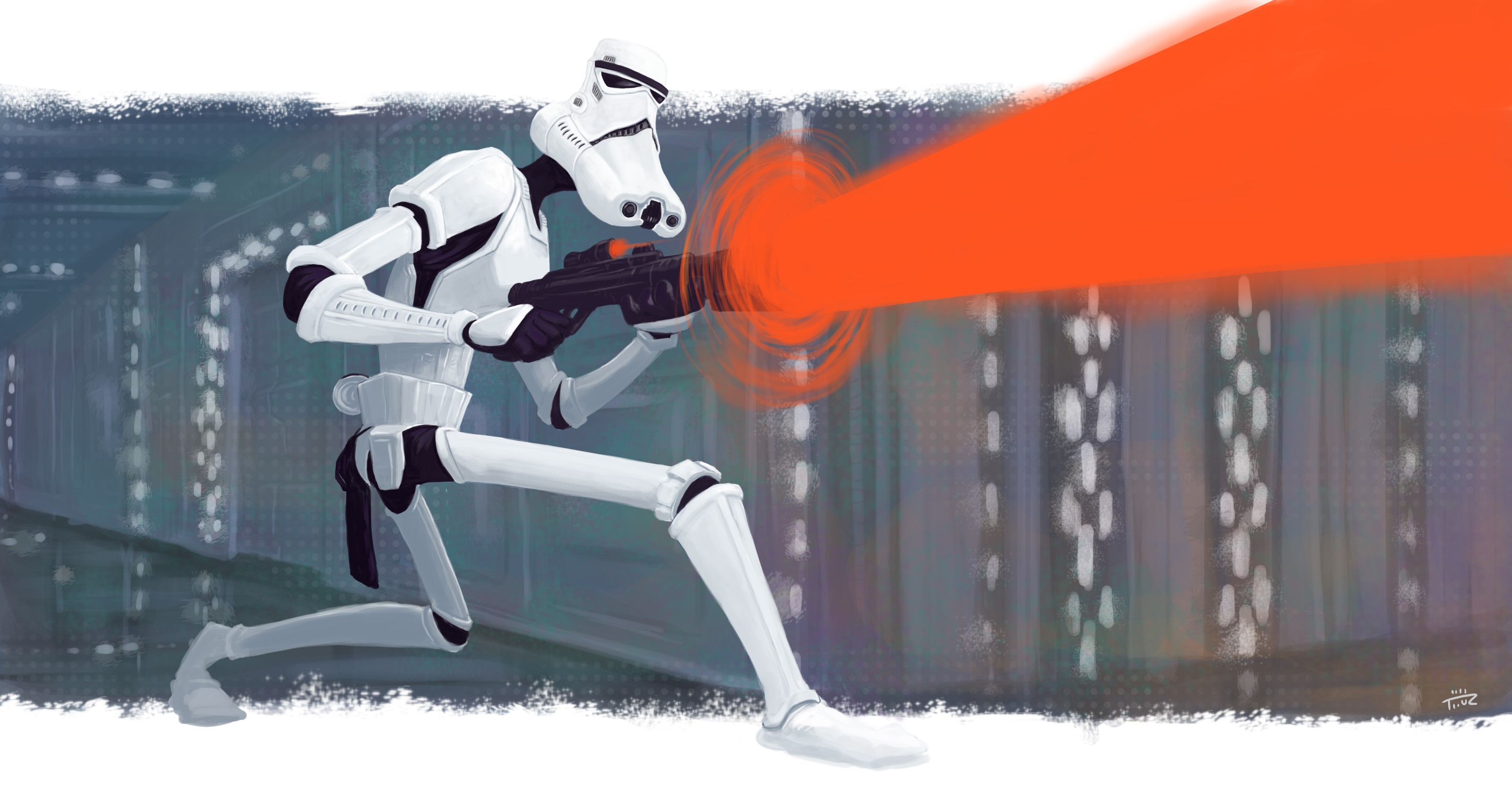 artist, star wars, stormtrooper, hd, movies, deviantart, artwork, HD Wallpaper
