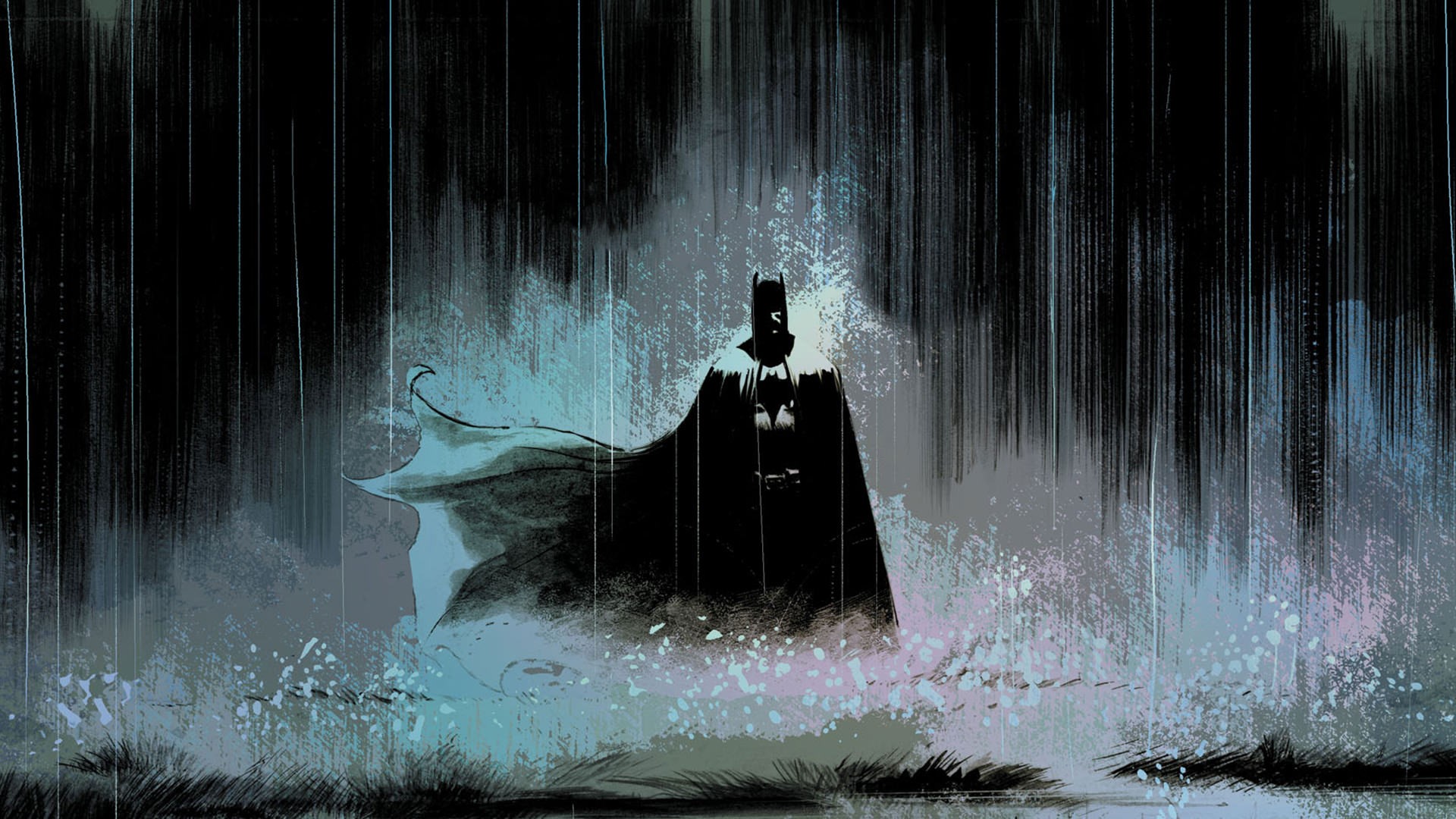 batman, artwork, superheroes, hd, HD Wallpaper
