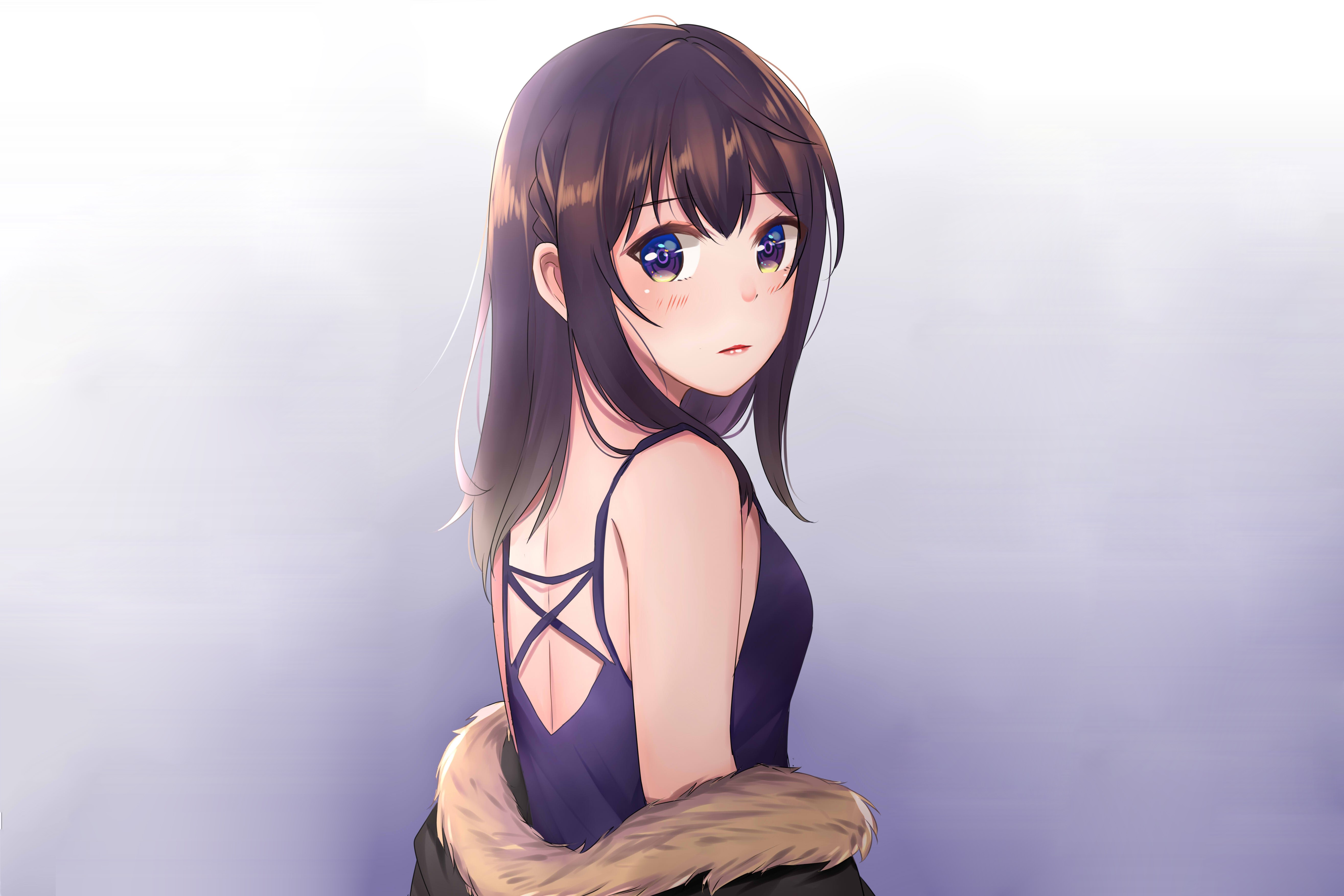 anime girl, anime, artist, artwork, digital art, hd, 4k, 5k, HD Wallpaper