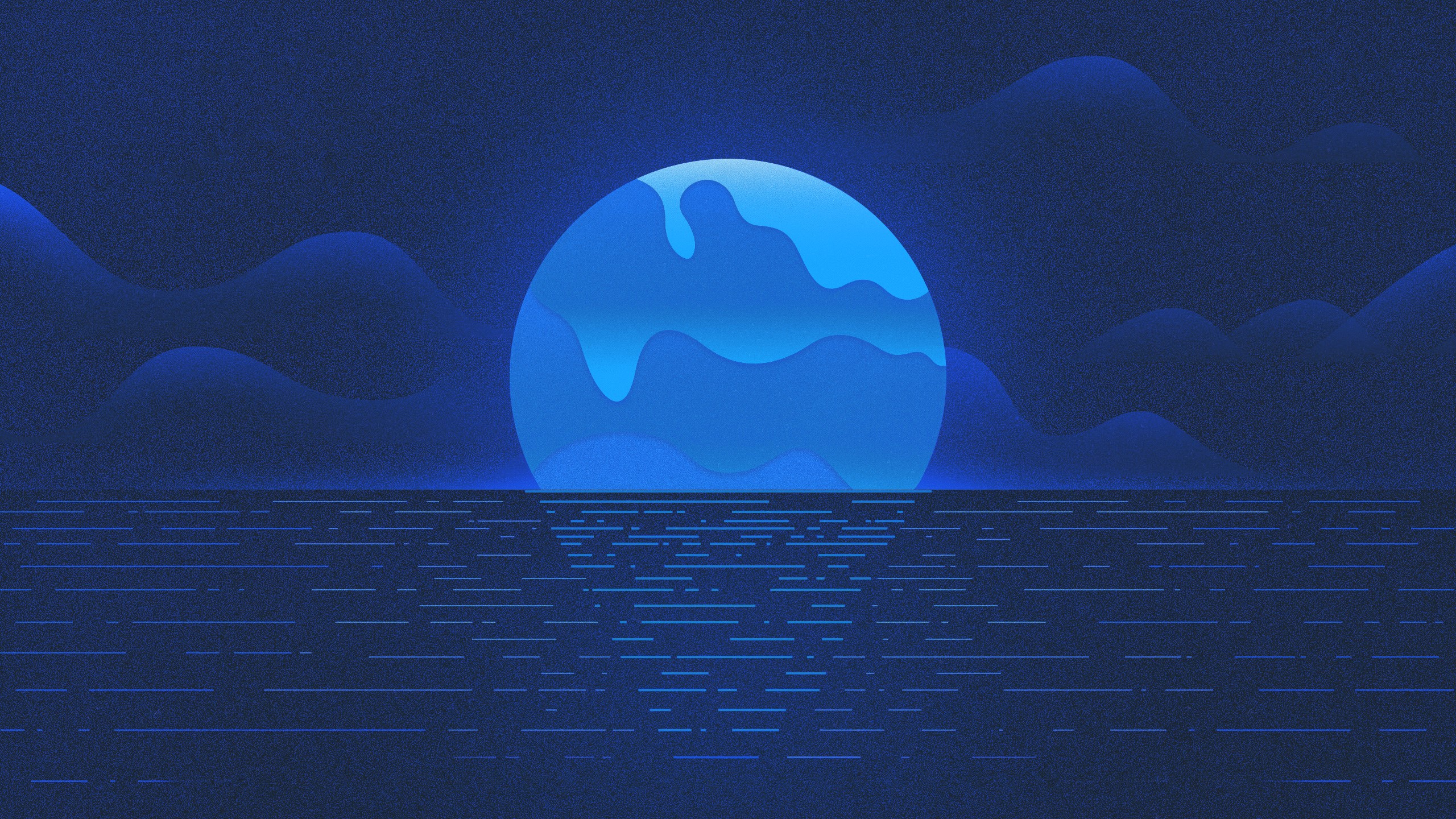 ocean, sunset, artist, artwork, sea, digital art, hd, HD Wallpaper