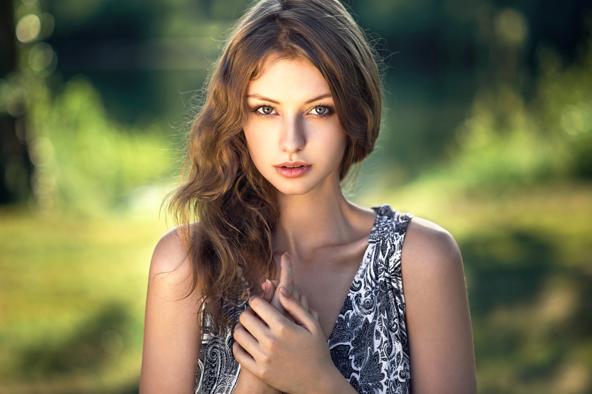 leah cuvillier, girls, model, hd, HD Wallpaper