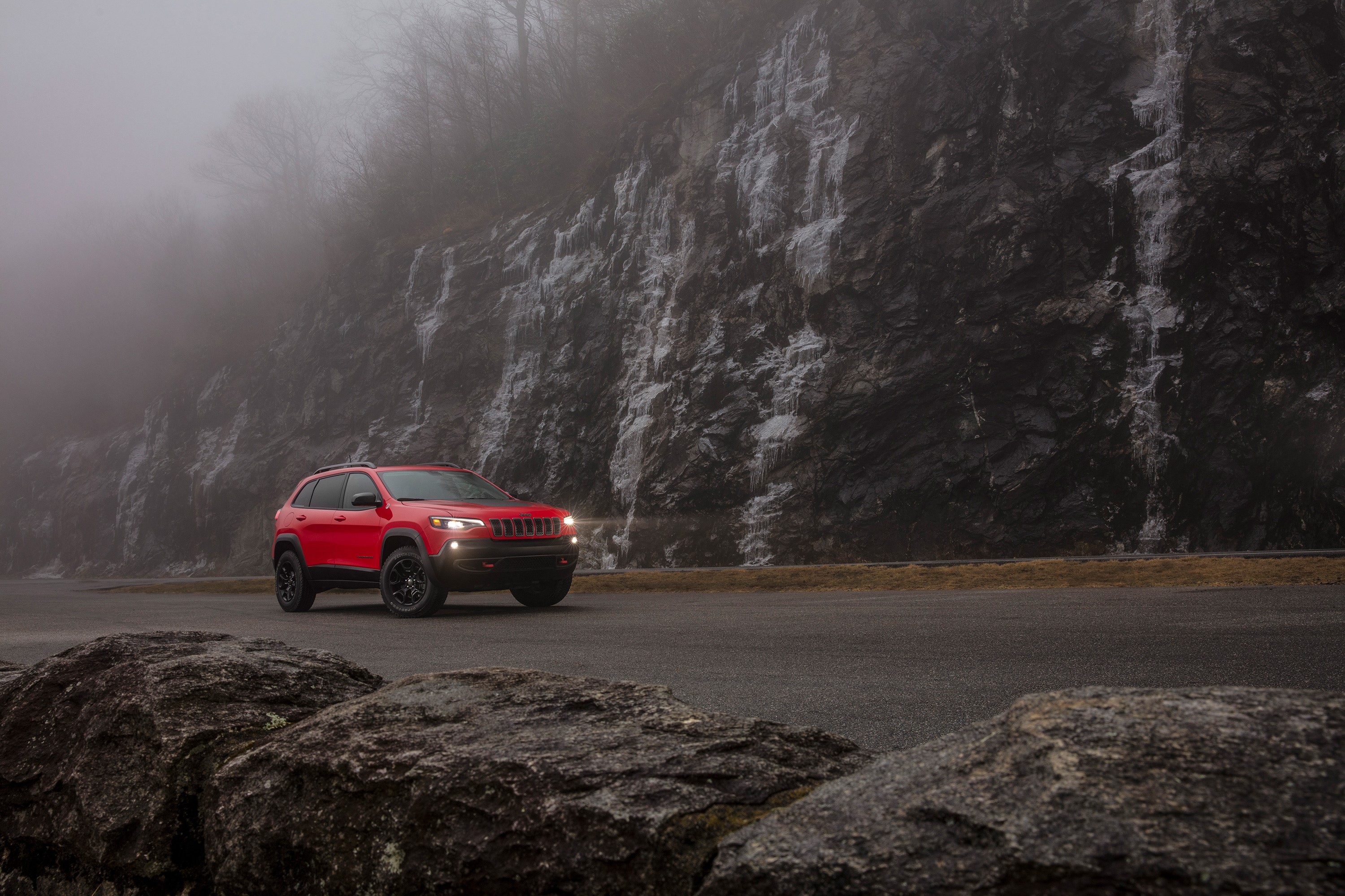 jeep cherokee trailhawk, jeep, 2018 cars, hd, HD Wallpaper