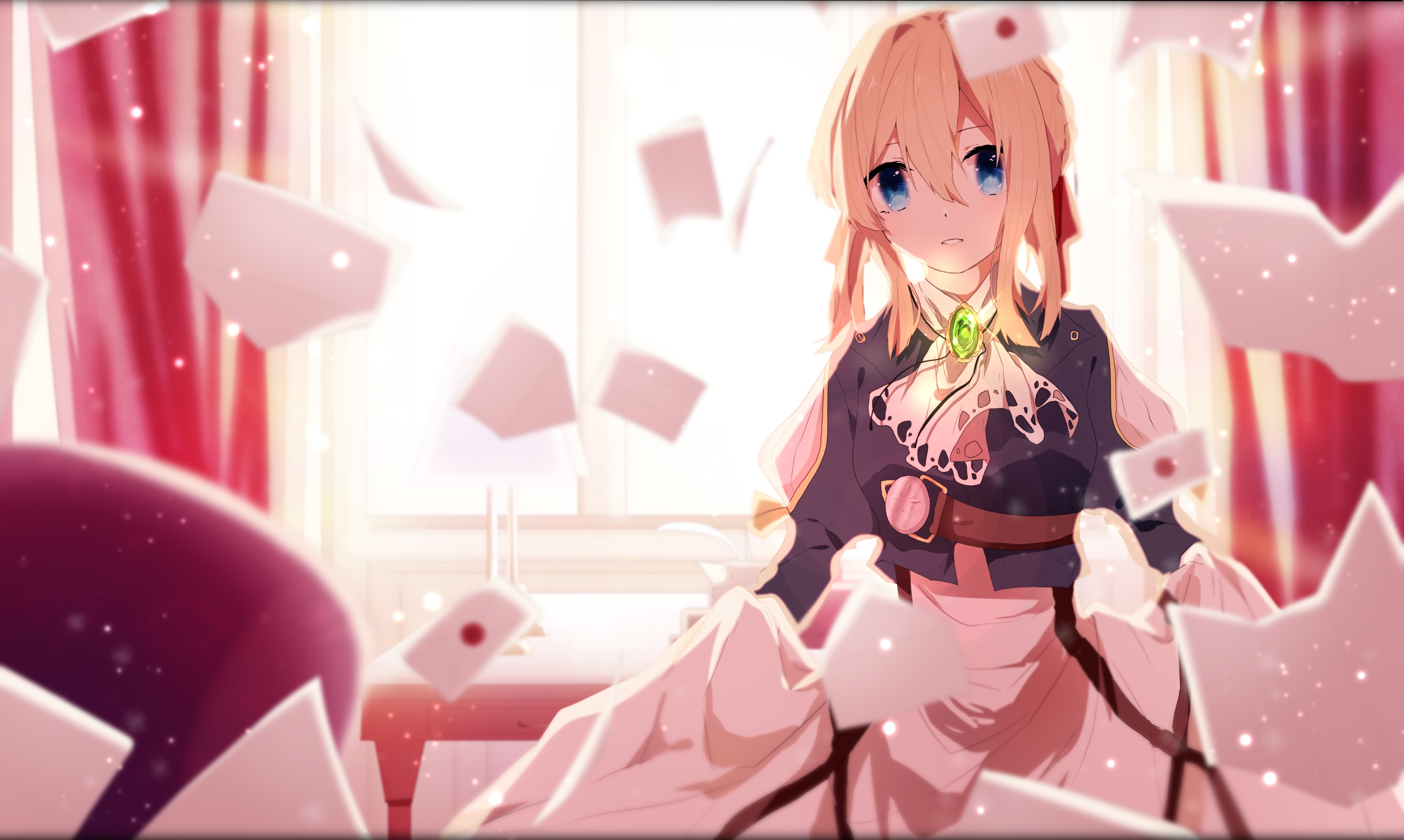 anime girl, anime, artist, artwork, digital art, hd, 4k, HD Wallpaper