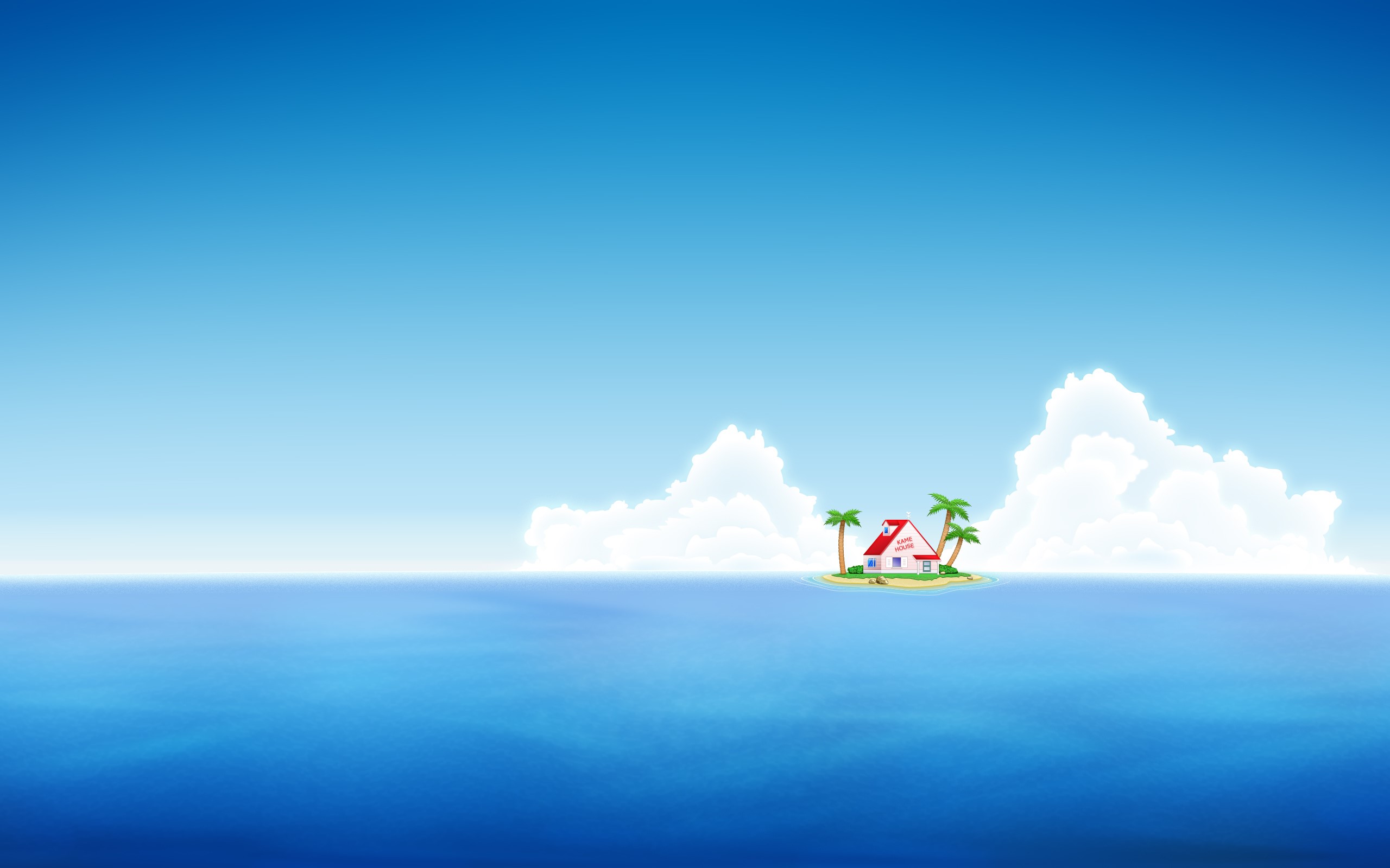 dragon ball, anime, house, artwork, artist, digital art, hd, HD Wallpaper