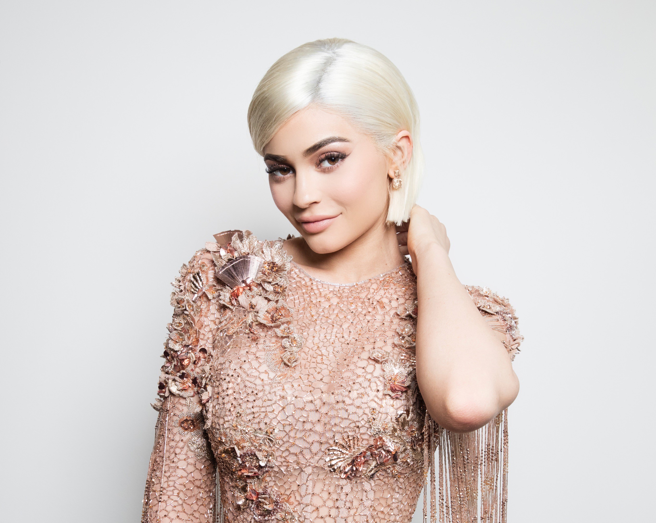 kylie jenner, celebrities, girls, model, hd, HD Wallpaper