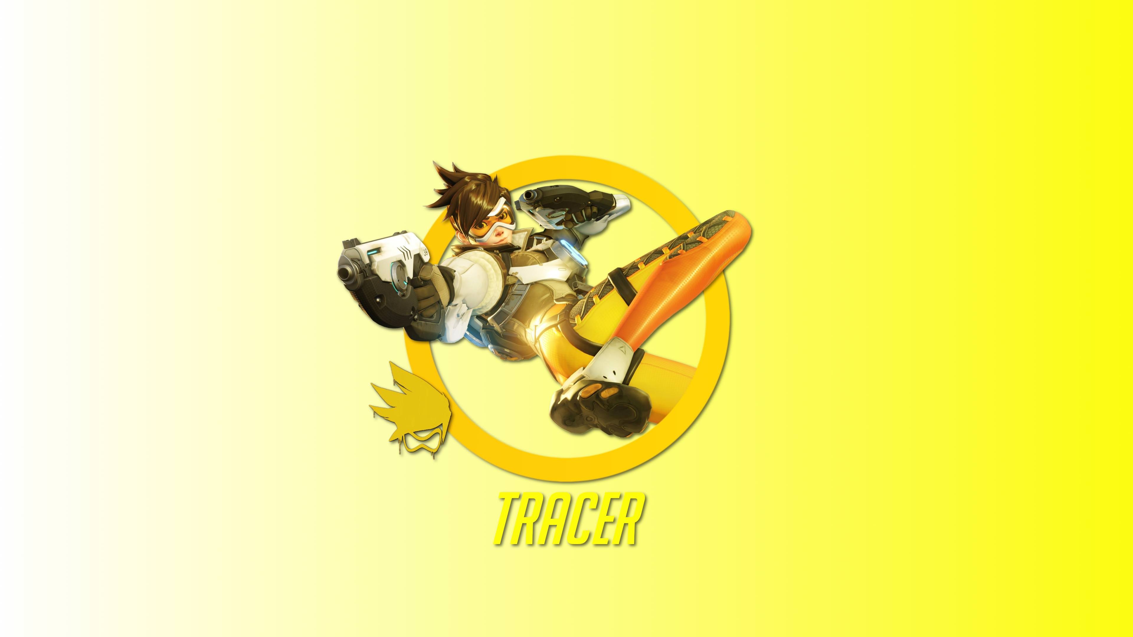 tracer overwatch, overwatch, games, artwork, hd, HD Wallpaper