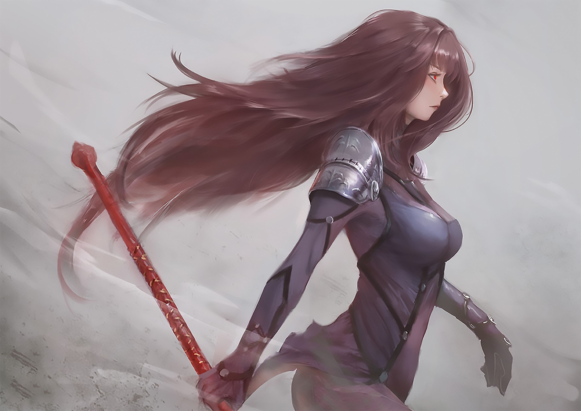 fate grand order, anime girl, anime, artwork, artist, digital art, hd, artstation, HD Wallpaper