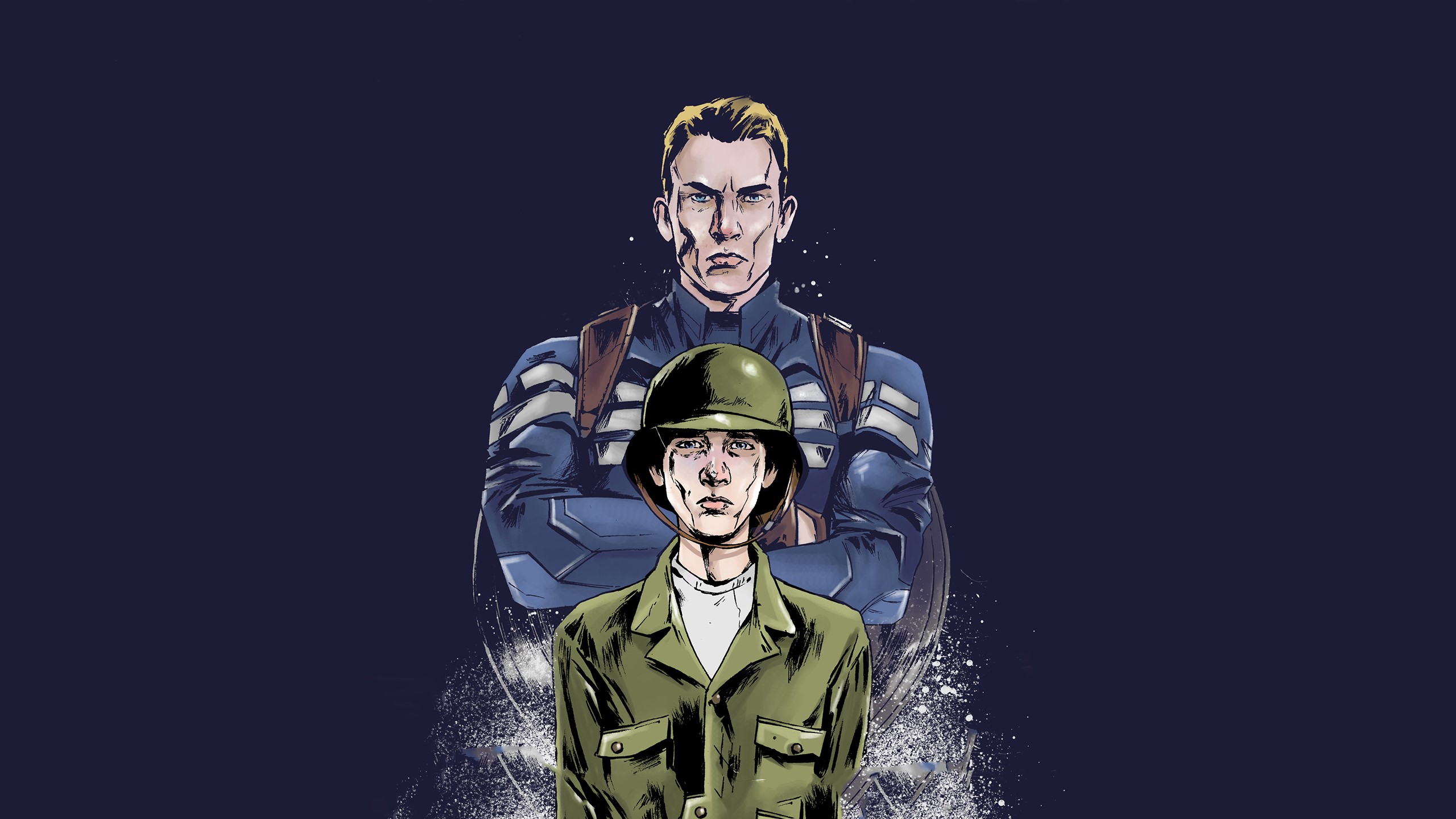 captain america, hd, artwork, superheroes, HD Wallpaper