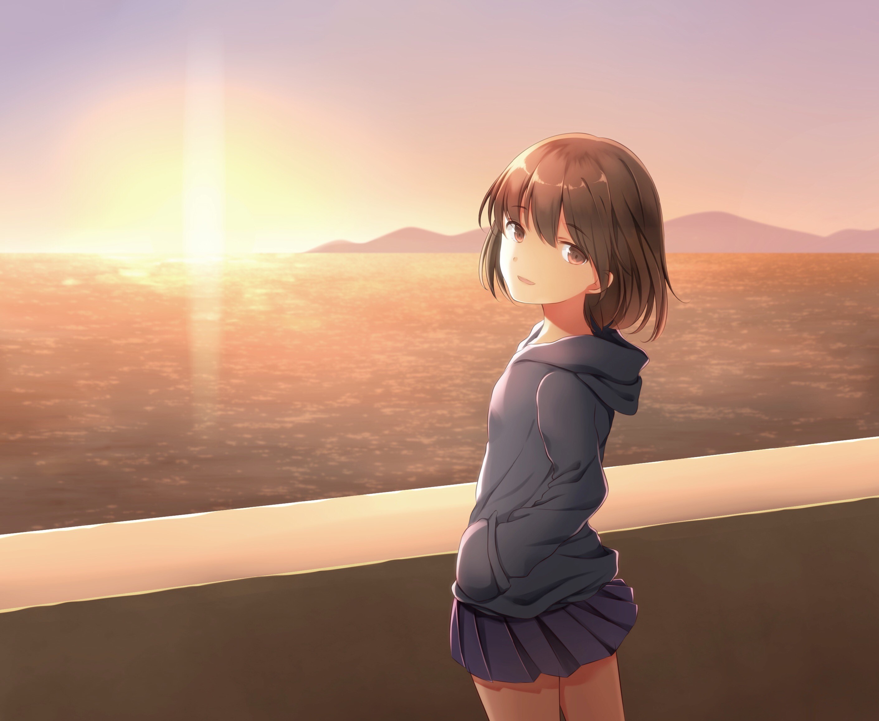 anime girl, anime, artist, artwork, digital art, hd, HD Wallpaper