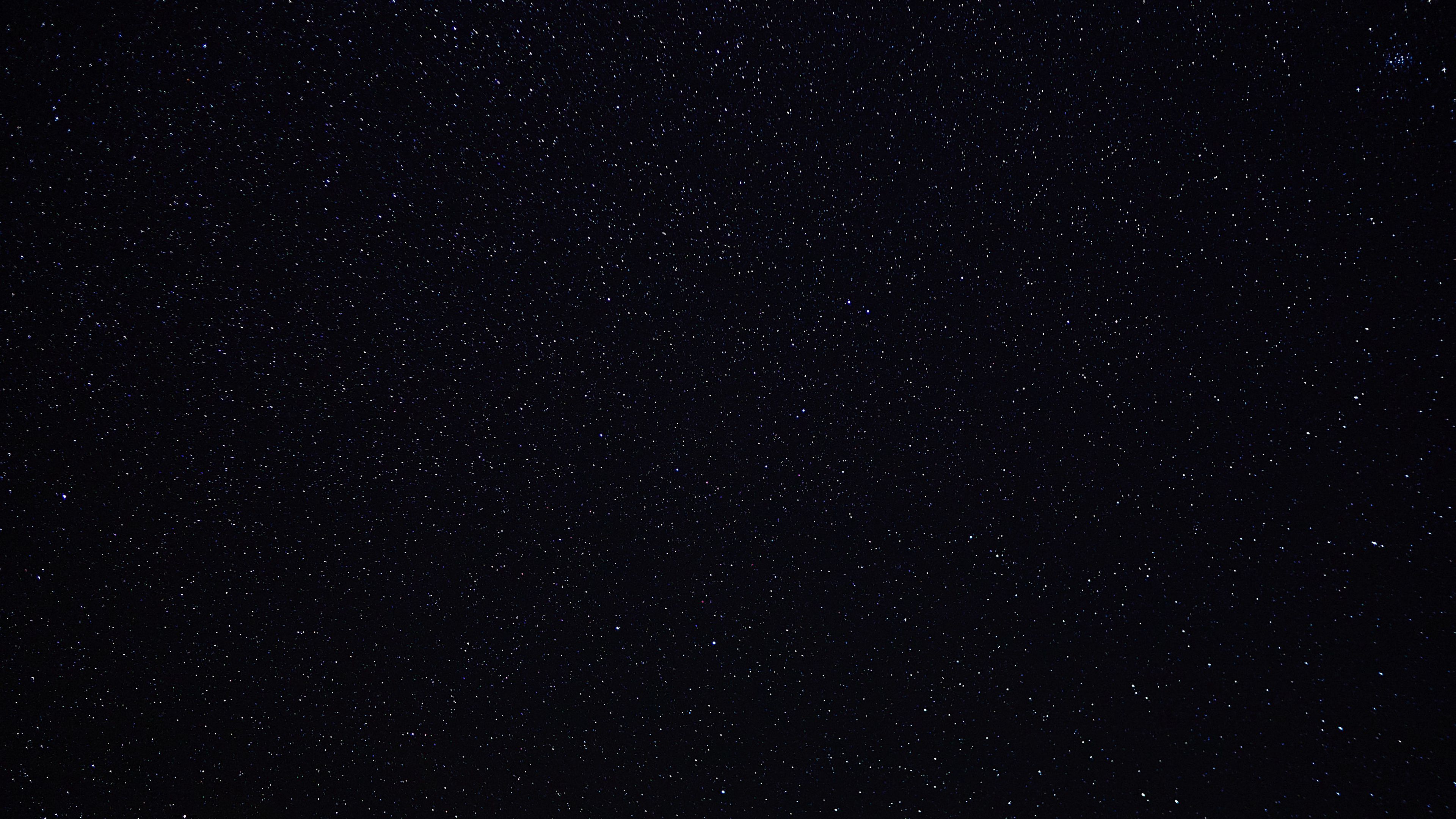 starry sky, space, stars, night, 4k, HD Wallpaper