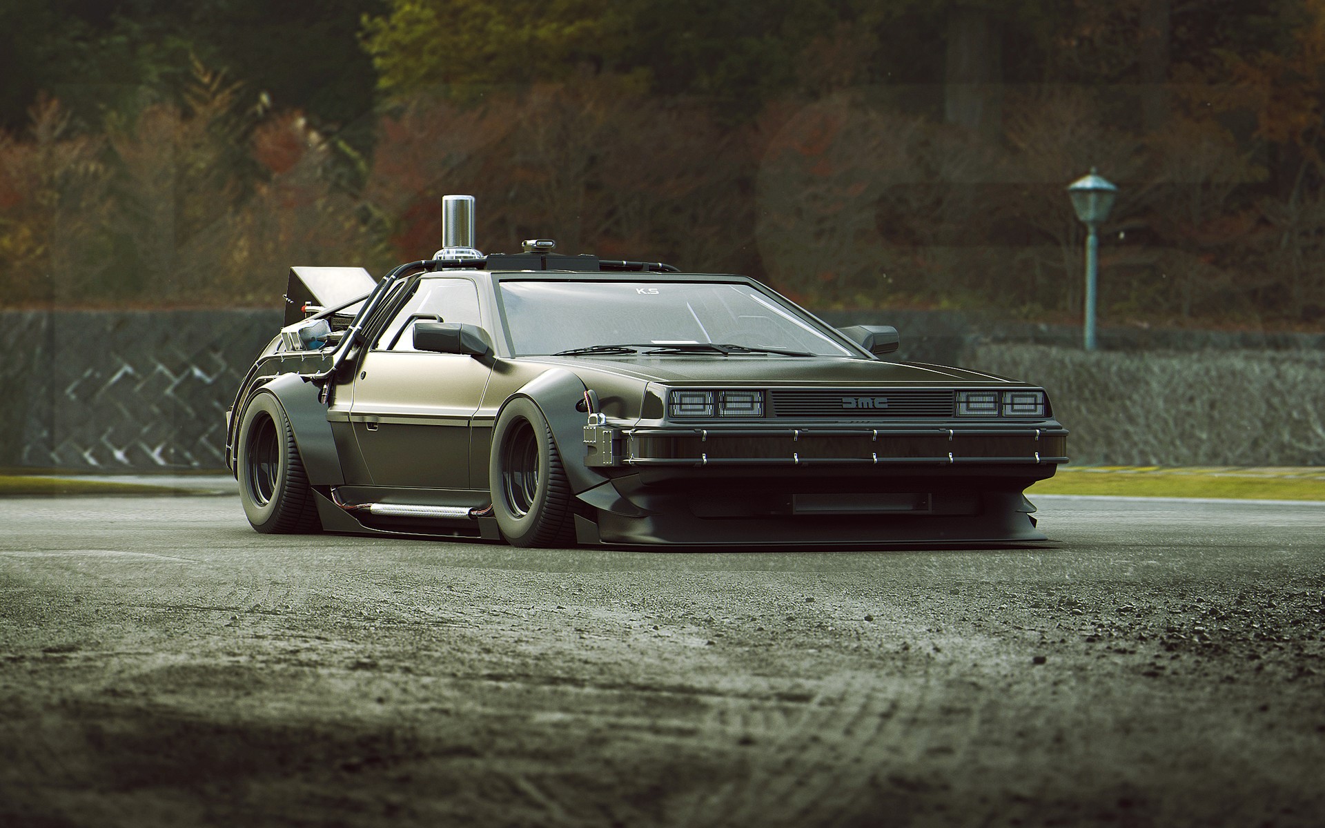 delorean, cars, hd, HD Wallpaper