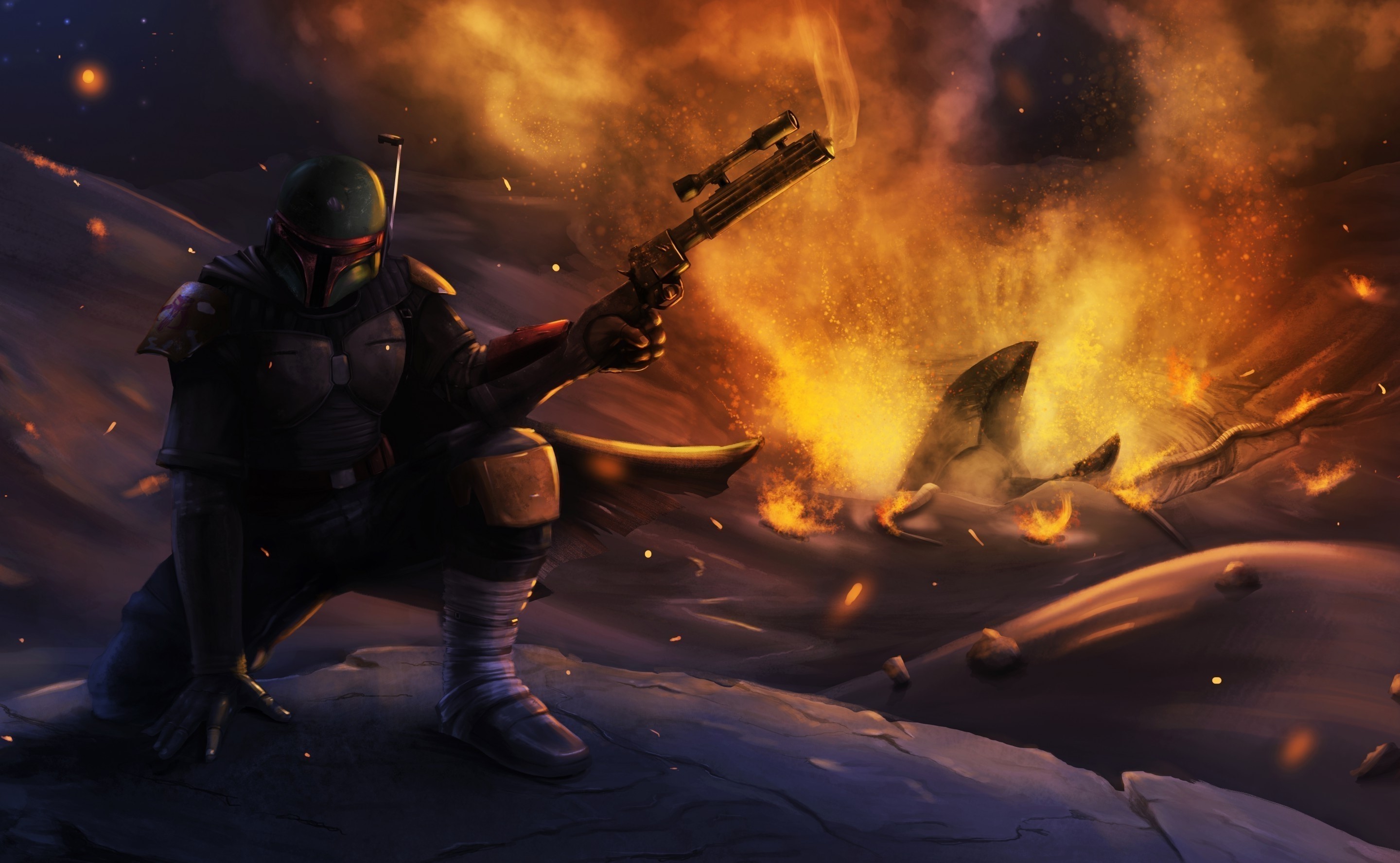 star wars, boba fett, movies, hd, HD Wallpaper