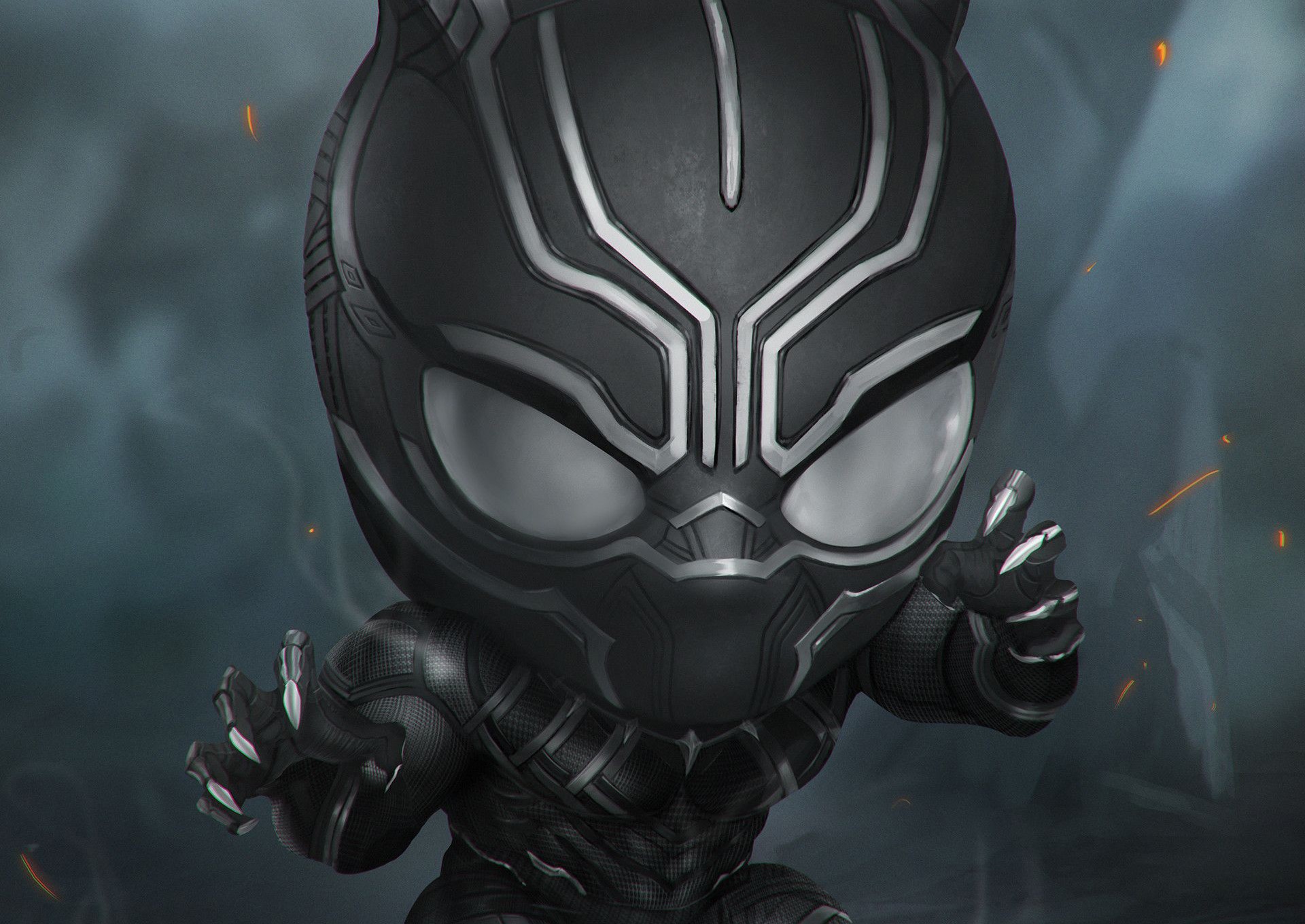 black panther, 2018 movies, movies, hd, artstation, artist, HD Wallpaper