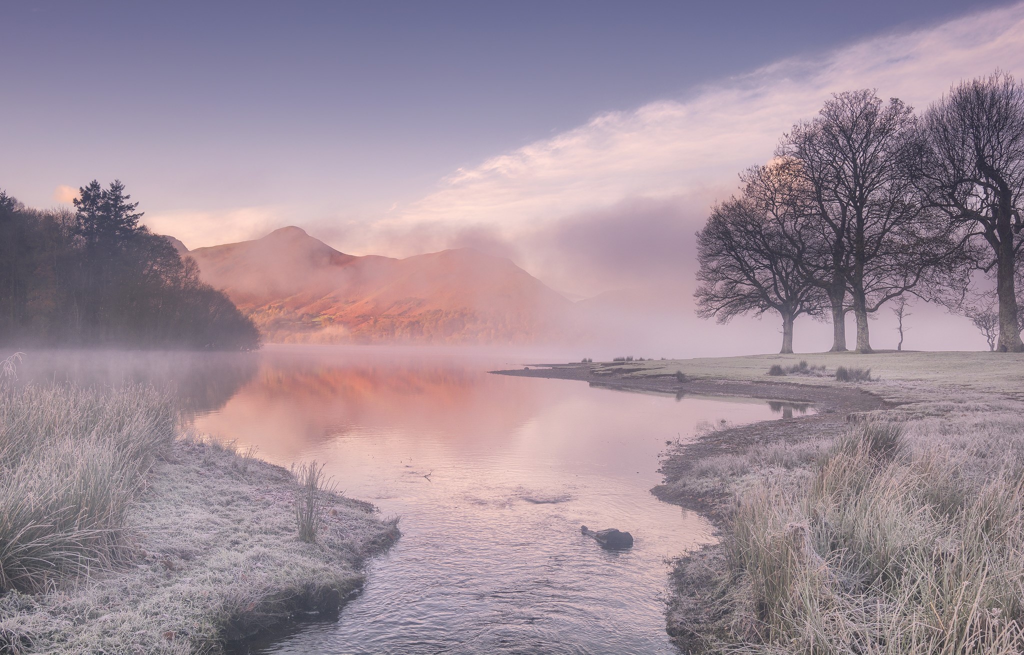 river, nature, cold, hd, HD Wallpaper