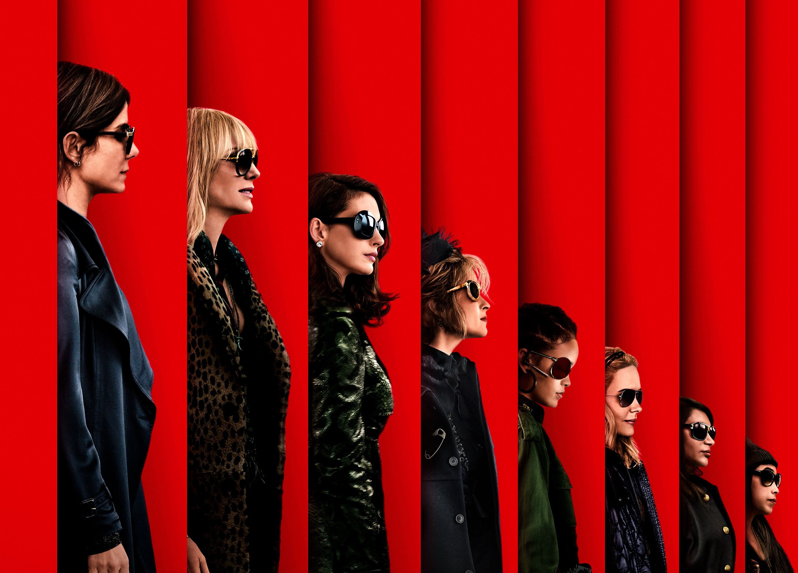 oceans eight, 2018 movies, movies, hd, rihanna, sandra bullock, cate blanchett, anne hathaway, HD Wallpaper