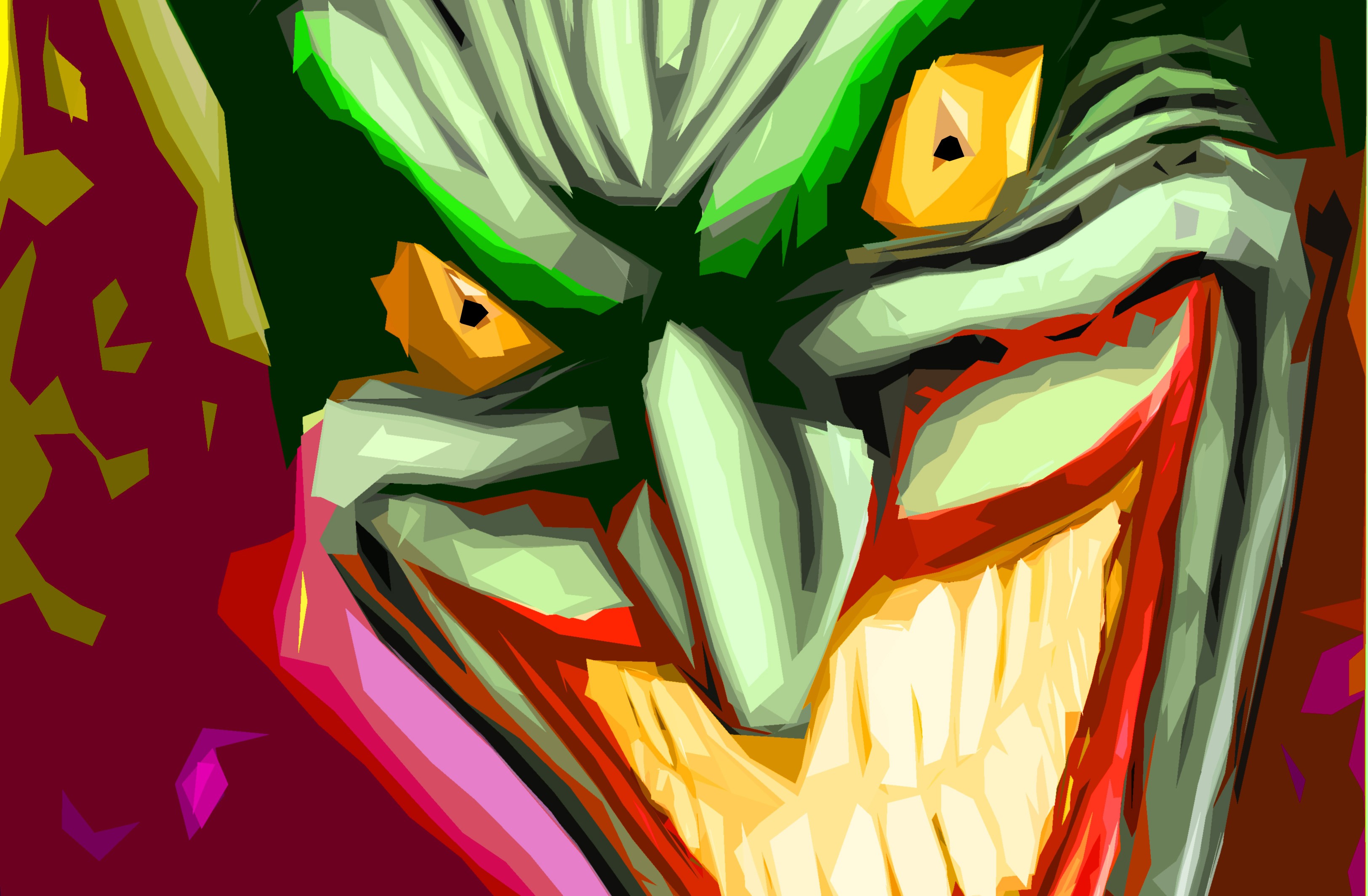 joker, artwork, artist, digital art, hd, 4k, HD Wallpaper