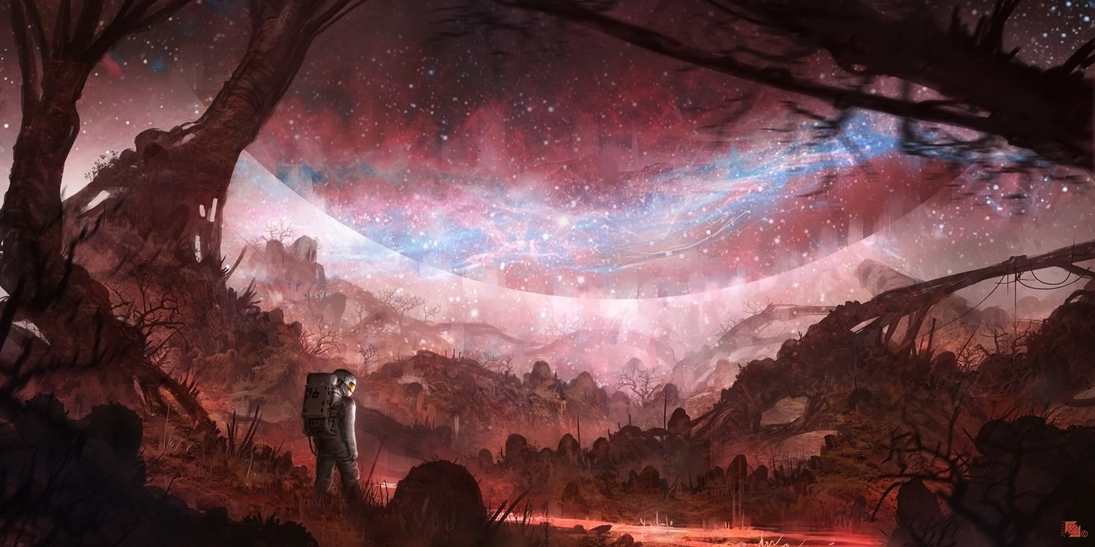 astronaut, scifi, artist, artwork, digital art, hd, deviantart, HD Wallpaper