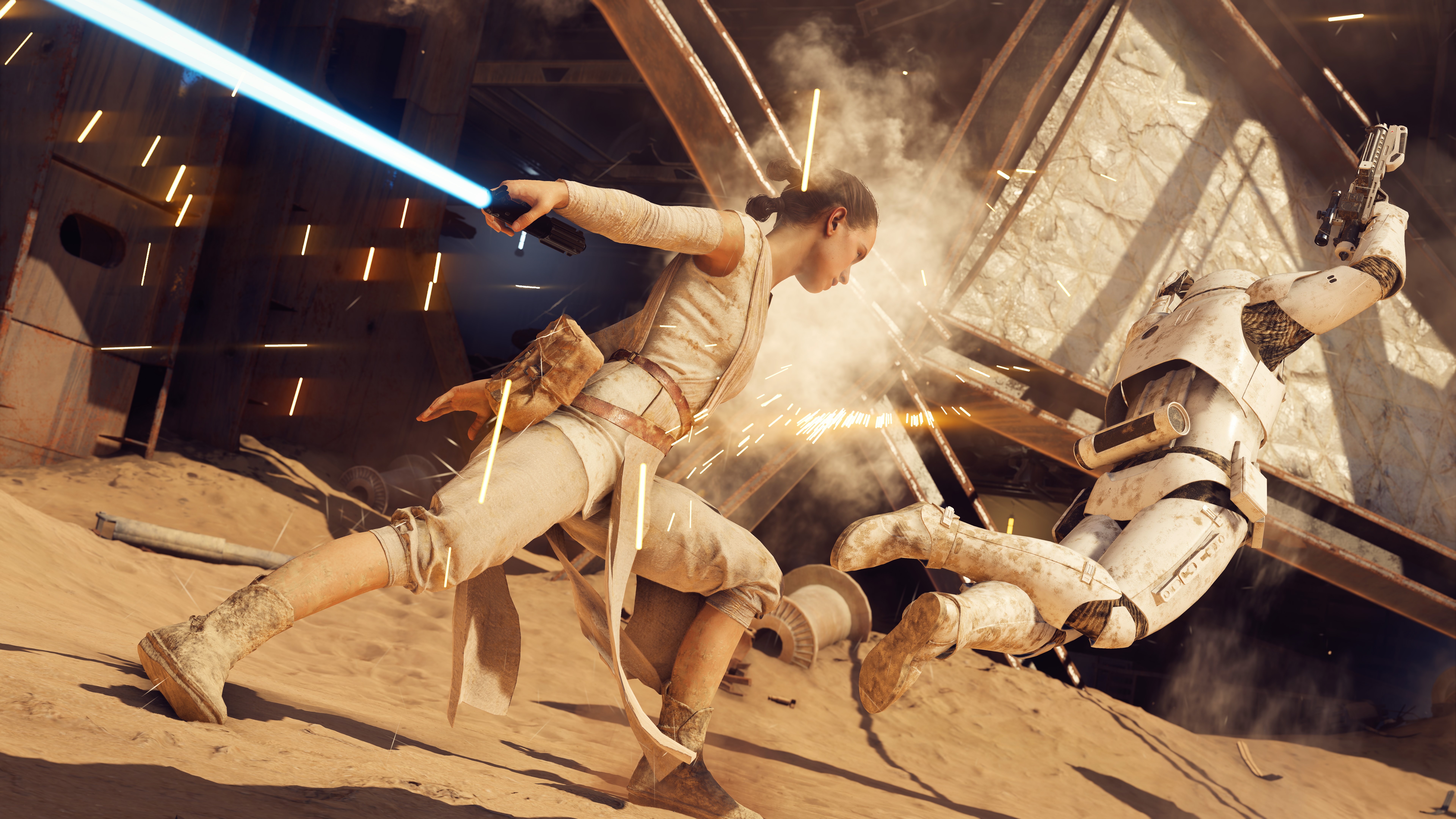 rey, star wars battlefront 2, ea games, pc games, xbox games, games, 2017 games, hd, 4k, 5k, 8k, HD Wallpaper
