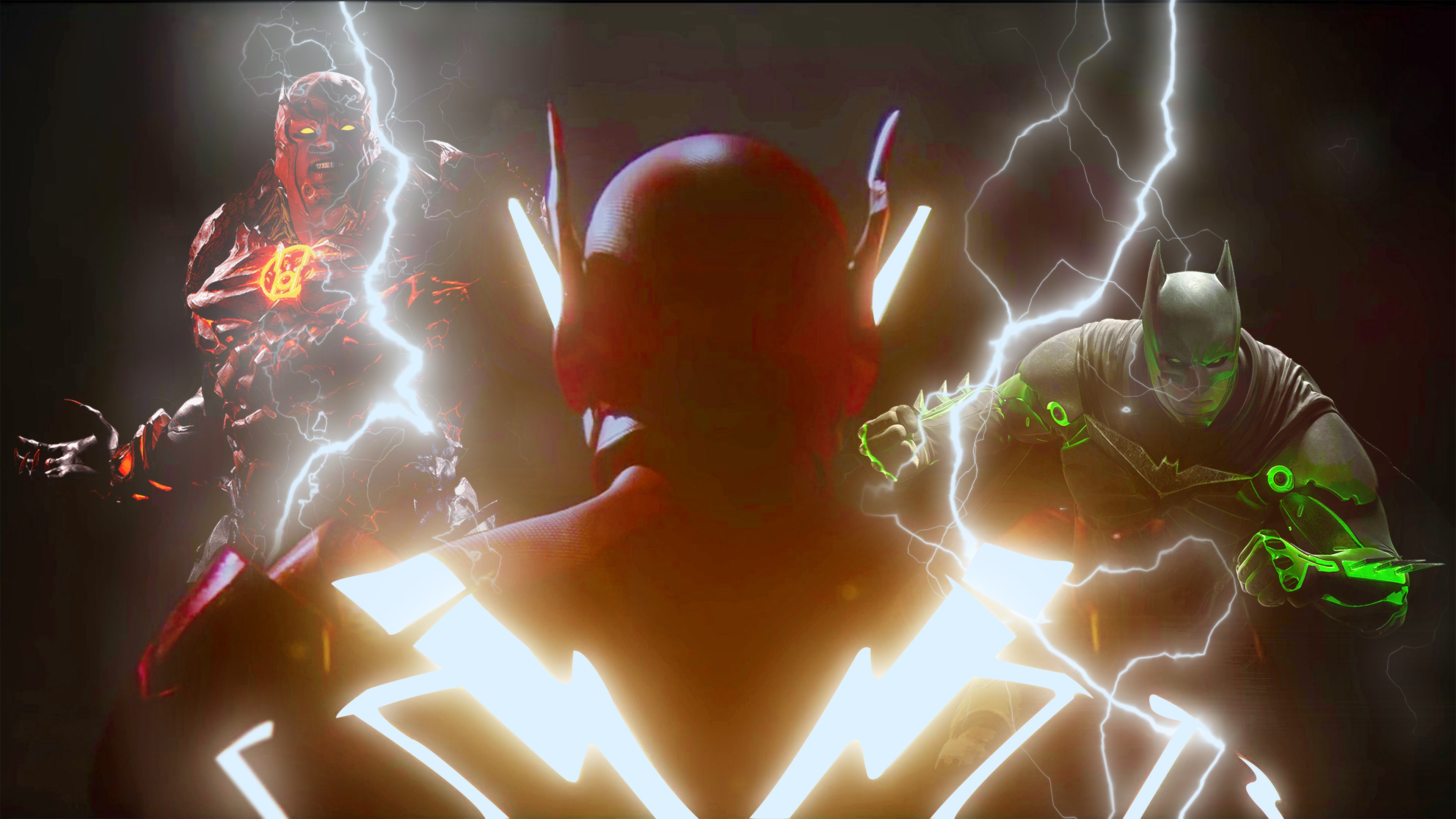 injustice 2, ps games, 2017 games, hd, 4k, batman, deviantart, HD Wallpaper