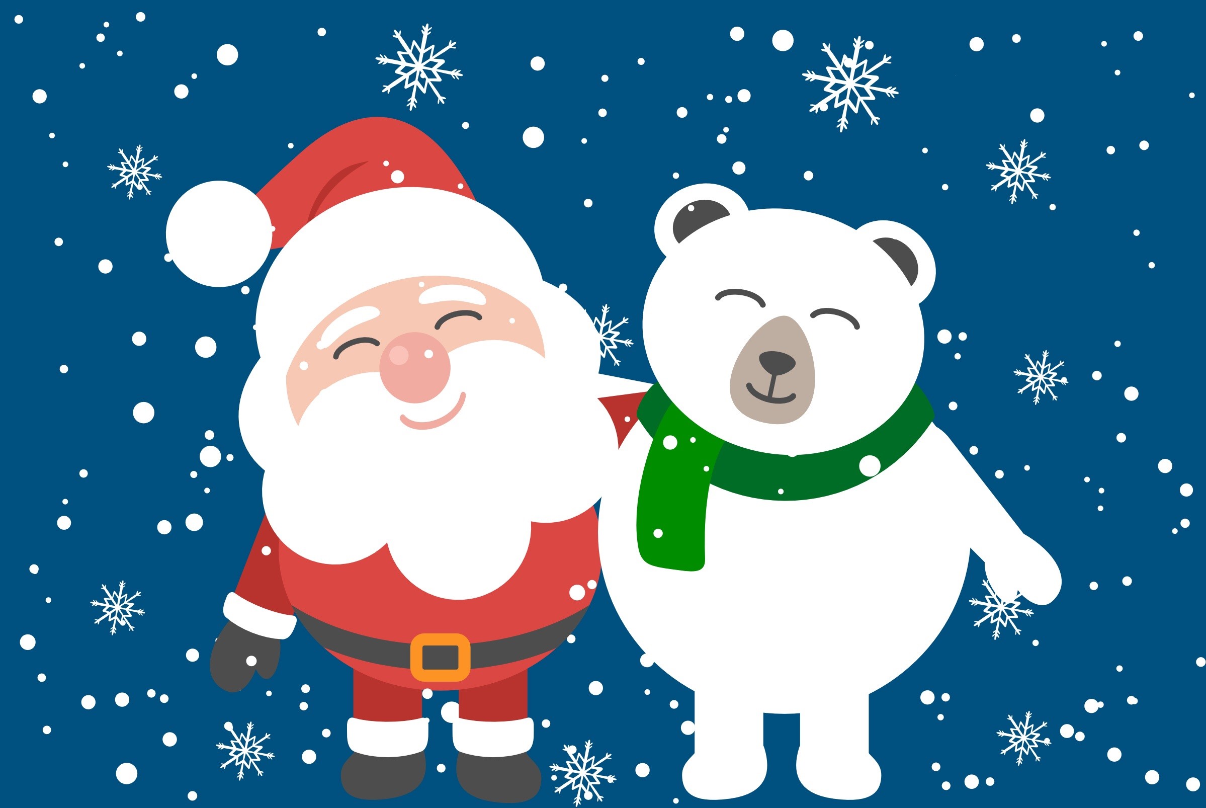 santa claus, celebrations, christmas, hd, artist, HD Wallpaper