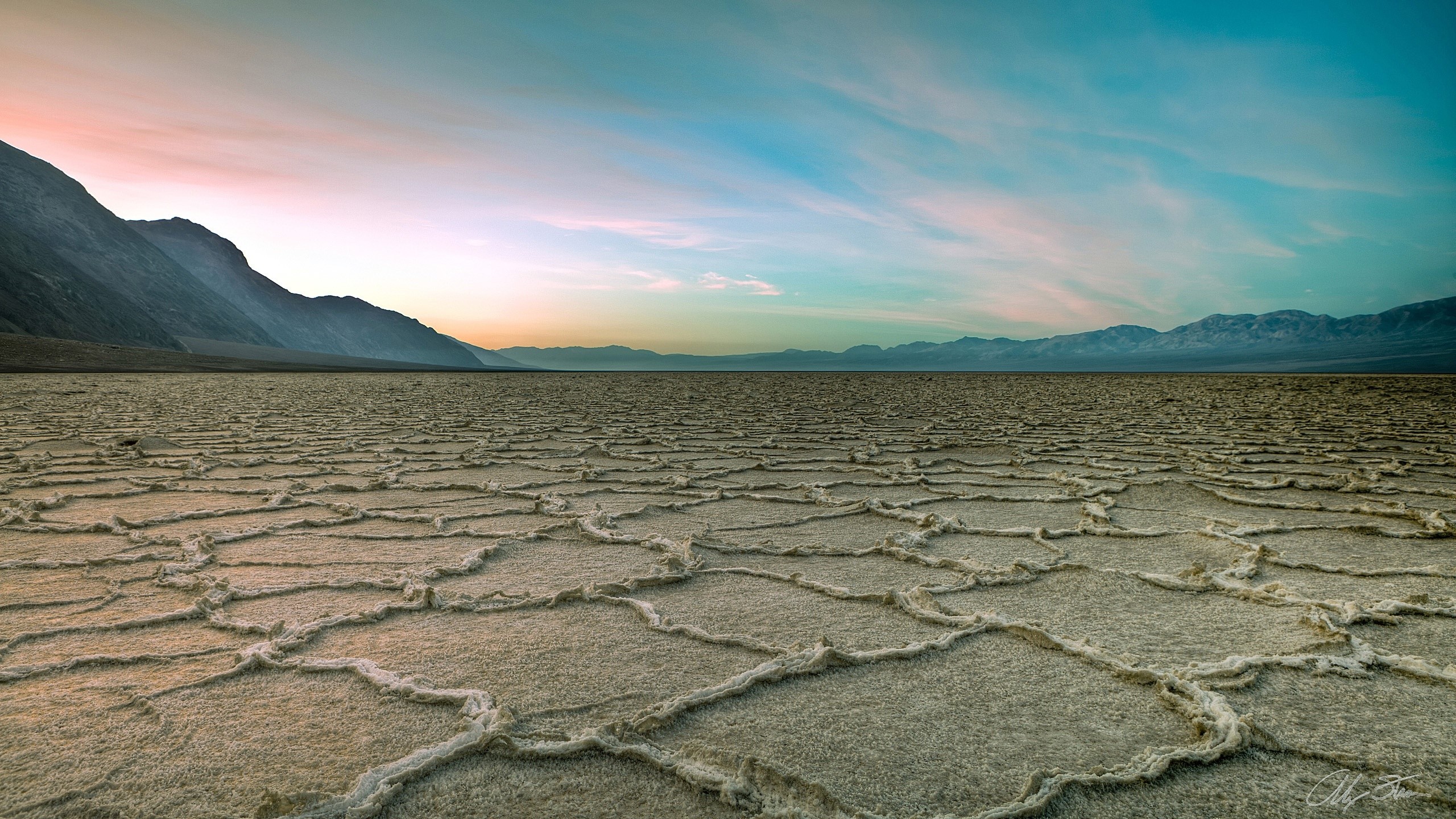 desert, lake, nature, hd, HD Wallpaper