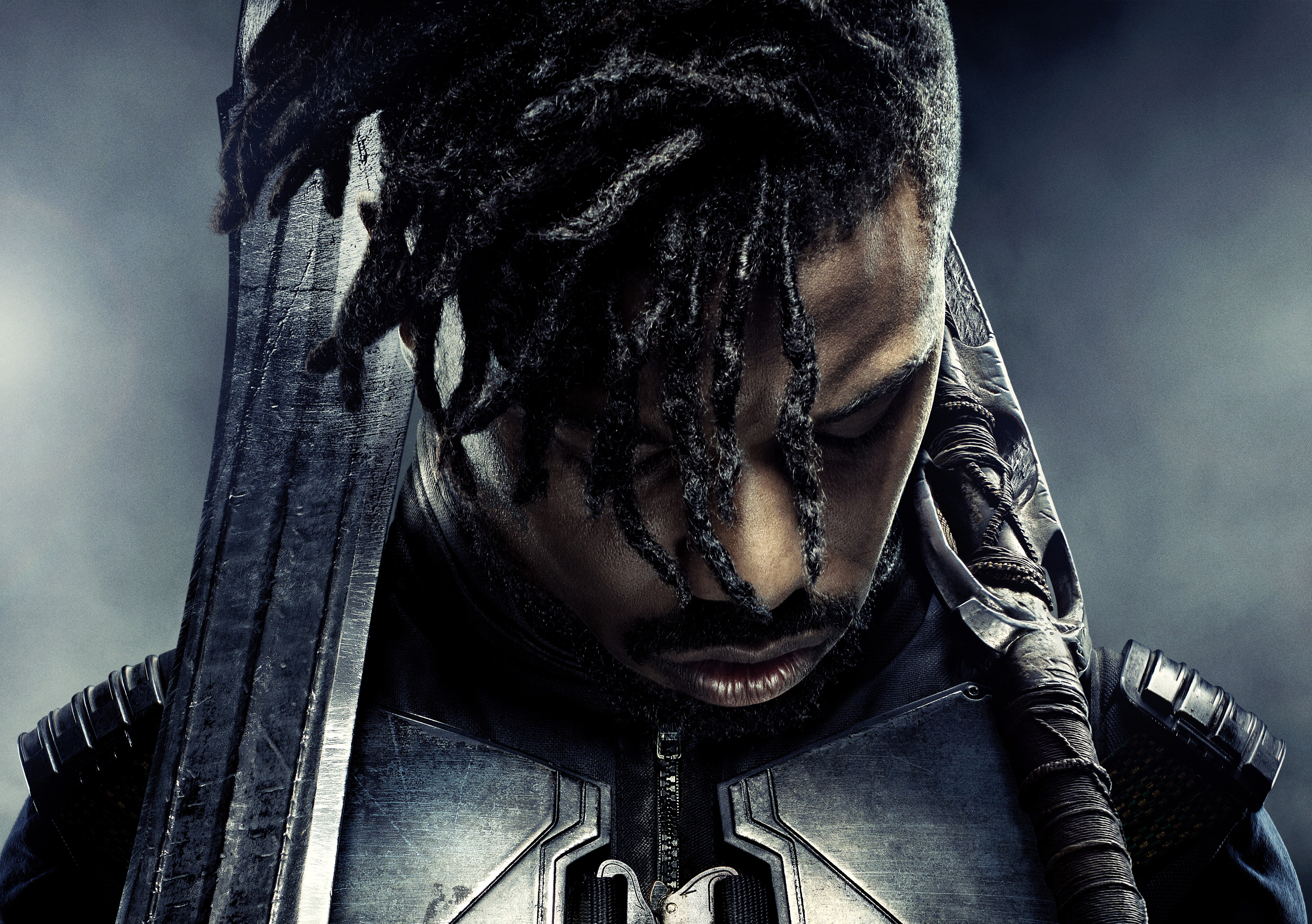 black panther, 2018 movies, hd, 4k, 5k, michael b jordan, HD Wallpaper