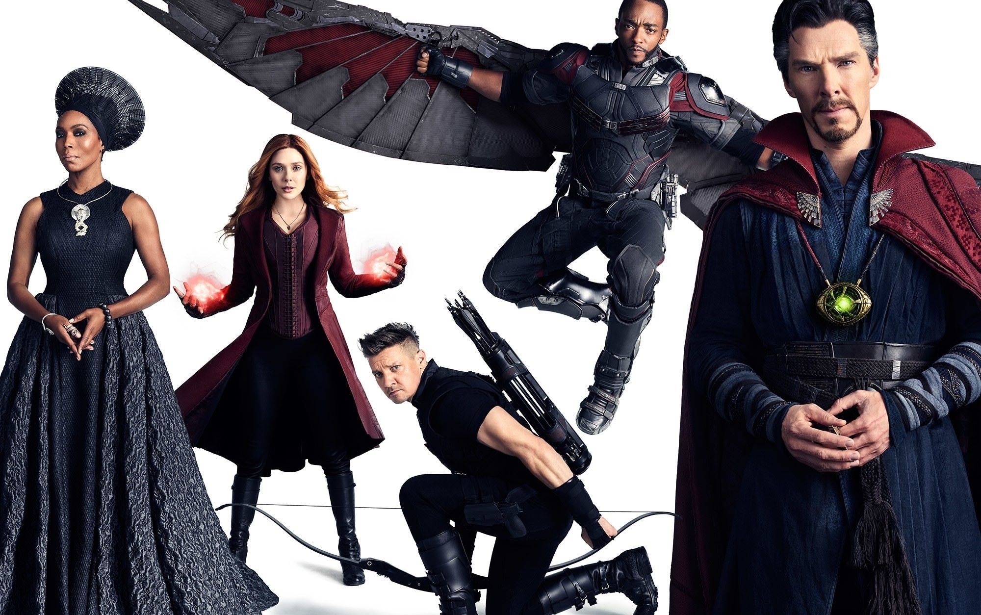avengers infinity war, doctor strange, falcon, hawkeye, scarlet witch, hd, 2018 movies, movies, HD Wallpaper