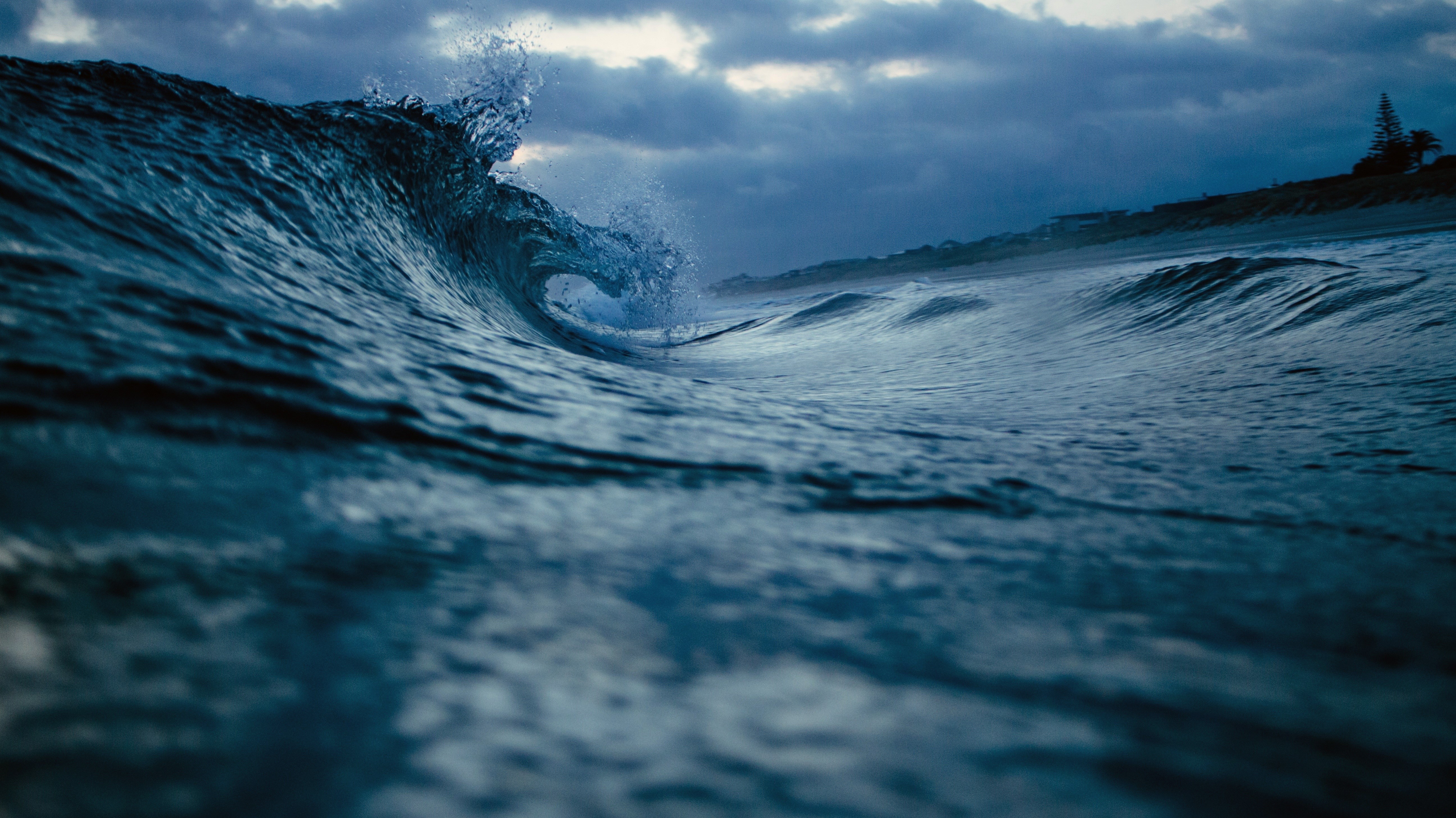 waves, nature, 4k, hd, 5k, HD Wallpaper