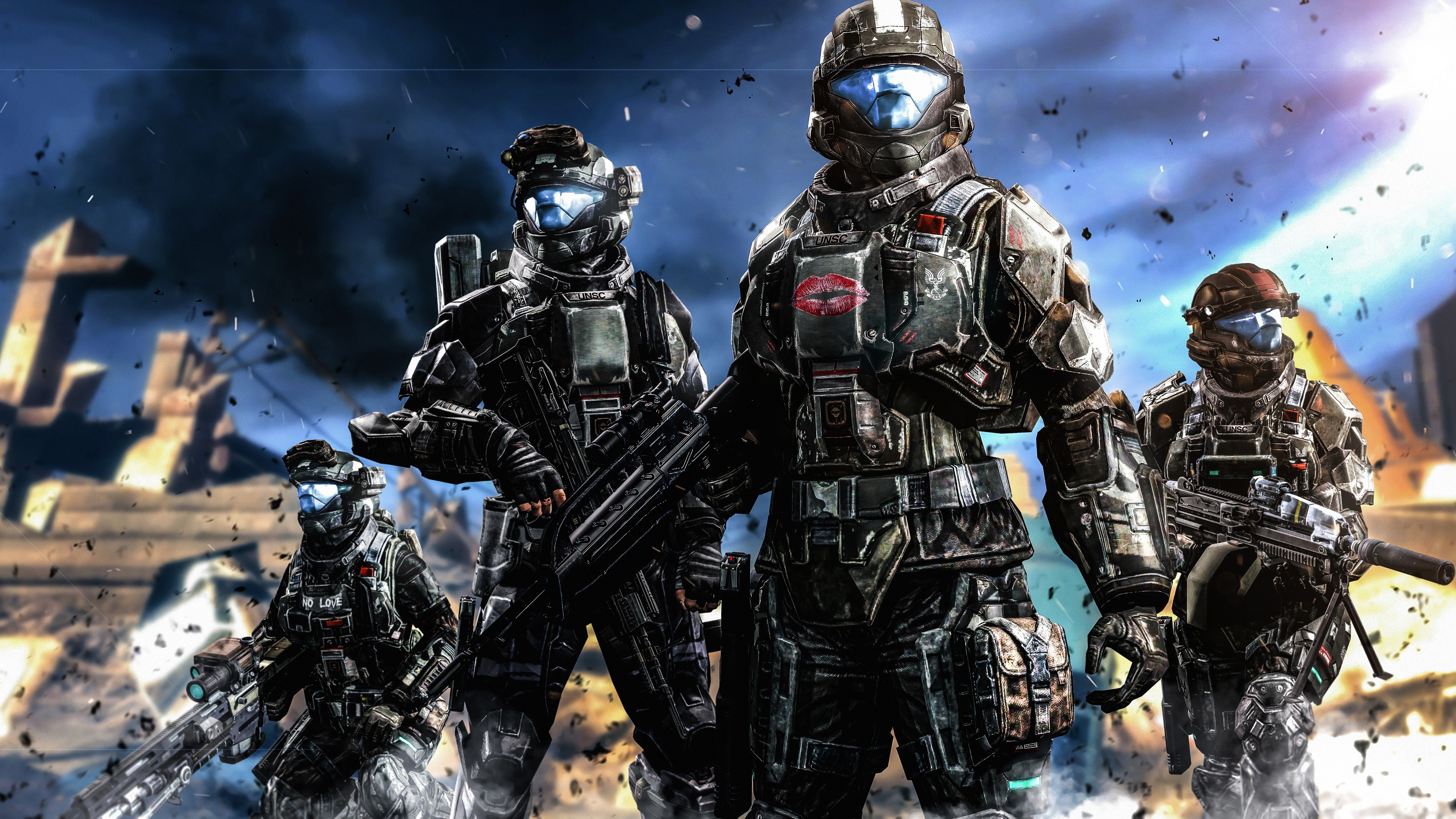 halo, games, pc games, xbox games, ps games, artwork, 4k, hd, deviantart, HD Wallpaper