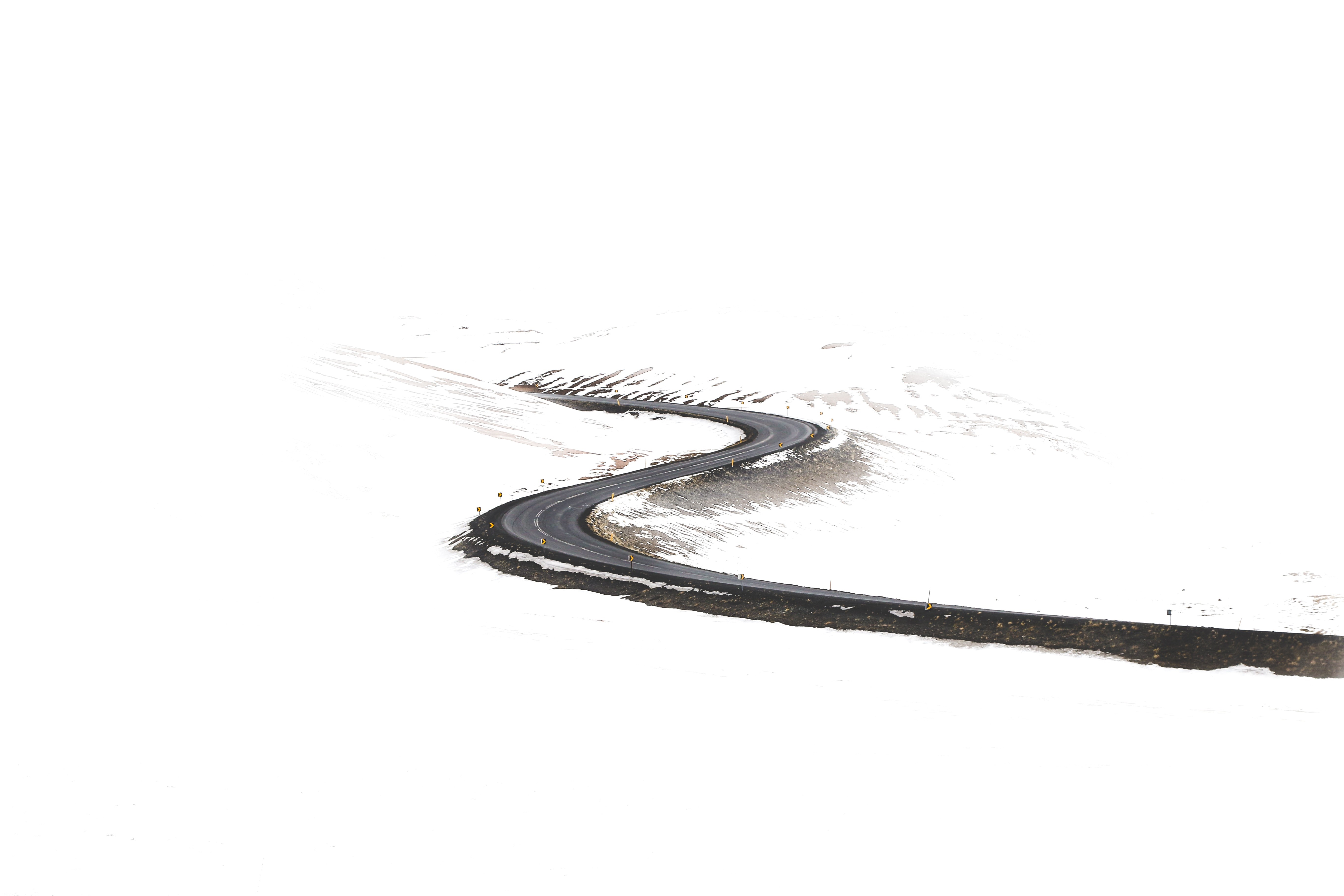road, minimalism, artist, digital art, hd, 4k, 5k, HD Wallpaper