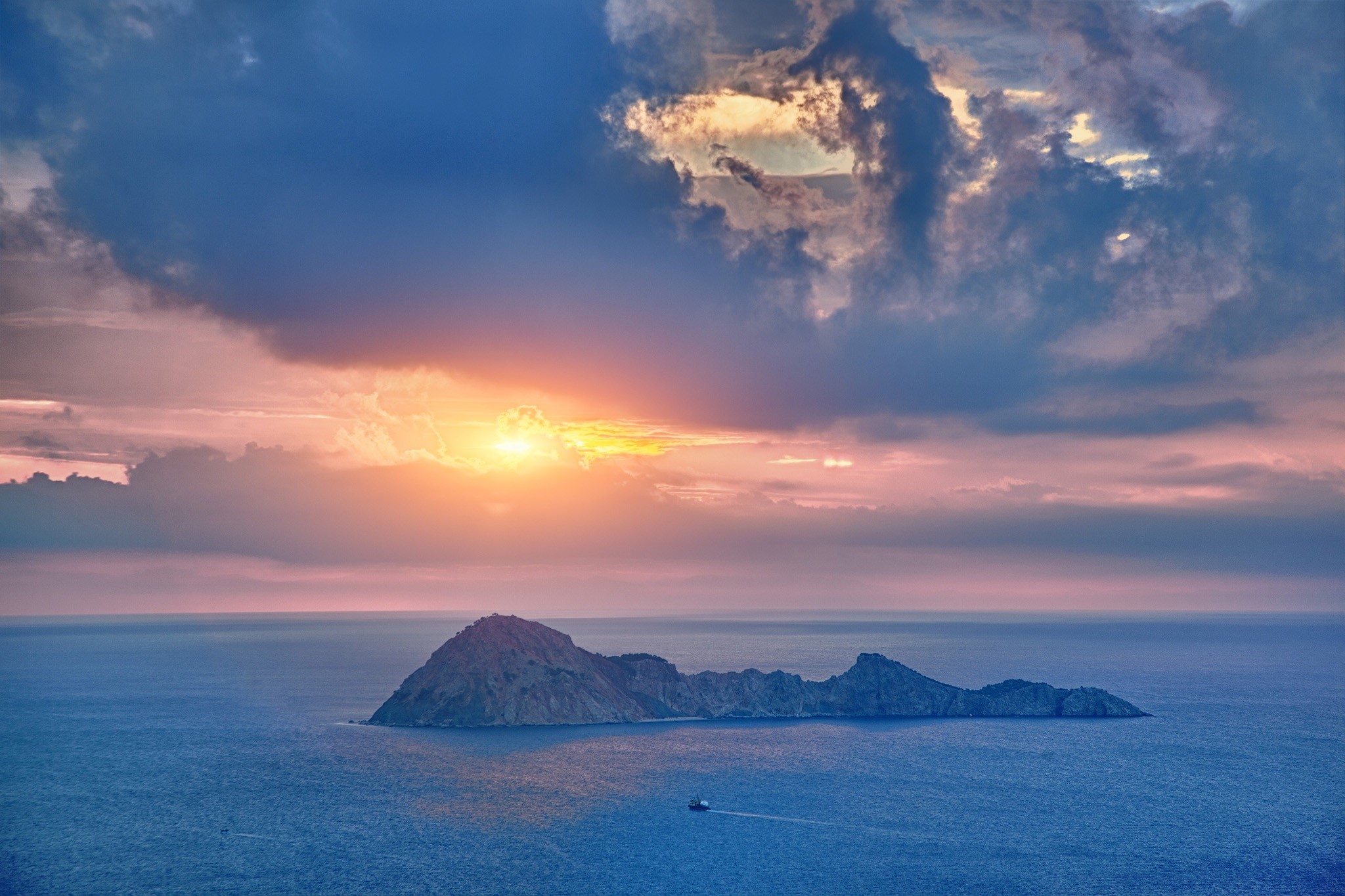 nature, rock, island, sea, hd, HD Wallpaper