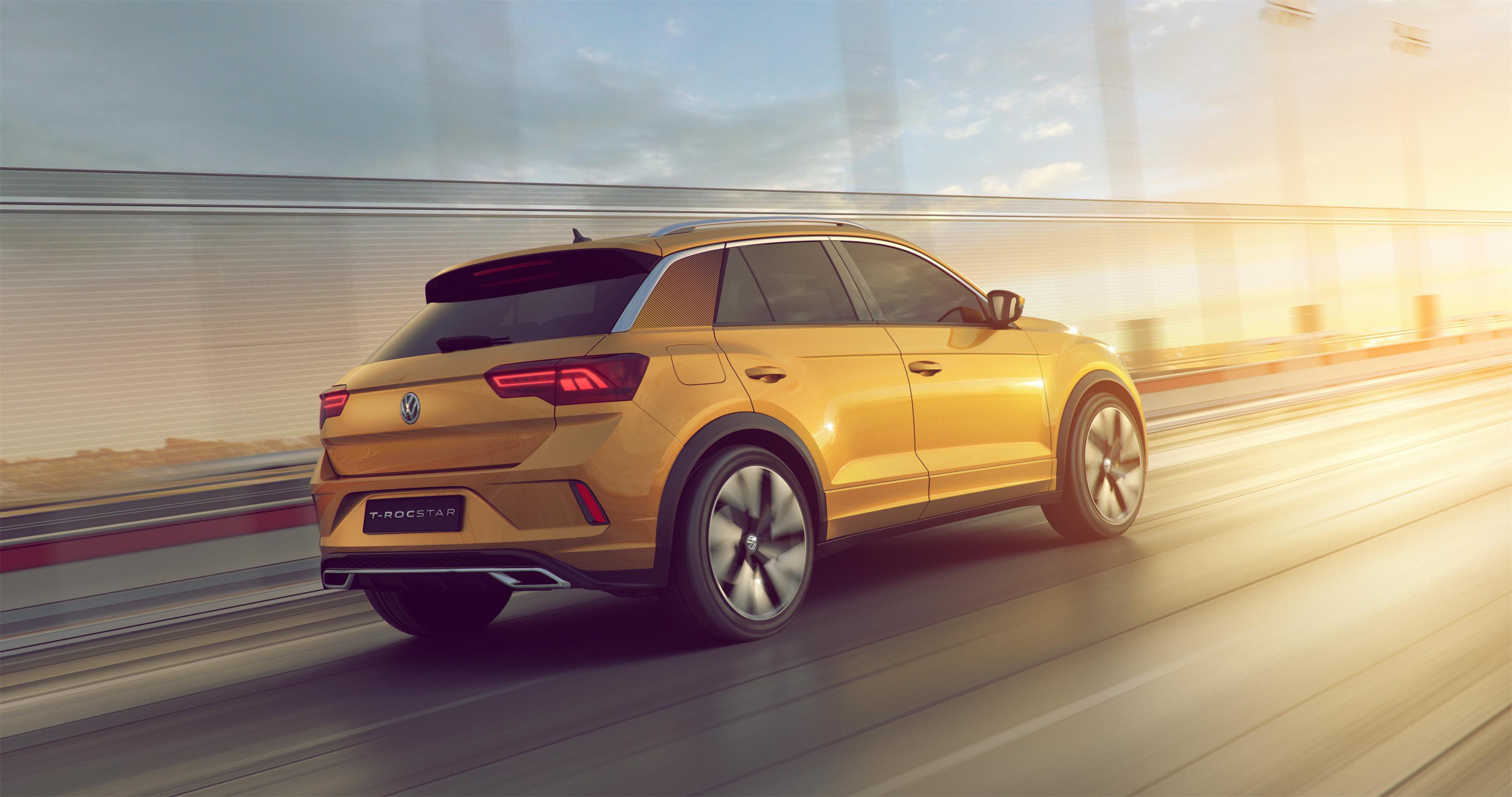 volkswagen t rocstar, 2017 cars, cars, hd, 4k, HD Wallpaper