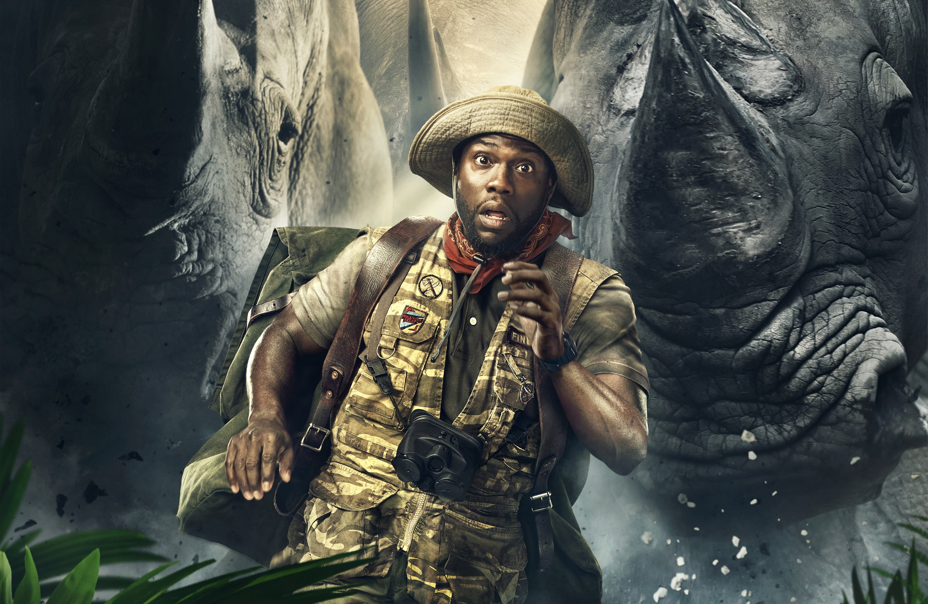 jumanji welcome to the jungle, 2017 movies, movies, hd, kevin hart, 4k, HD Wallpaper