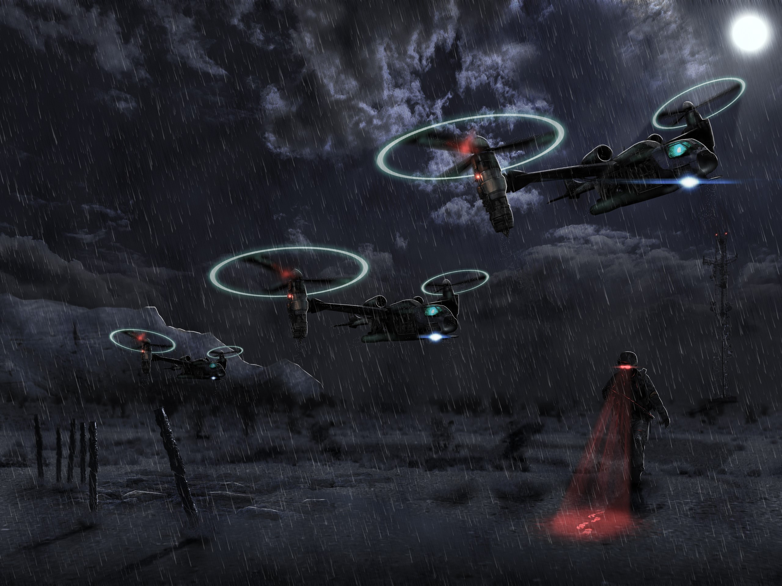 artist, digital art, hd, deviantart, ship, solider, HD Wallpaper