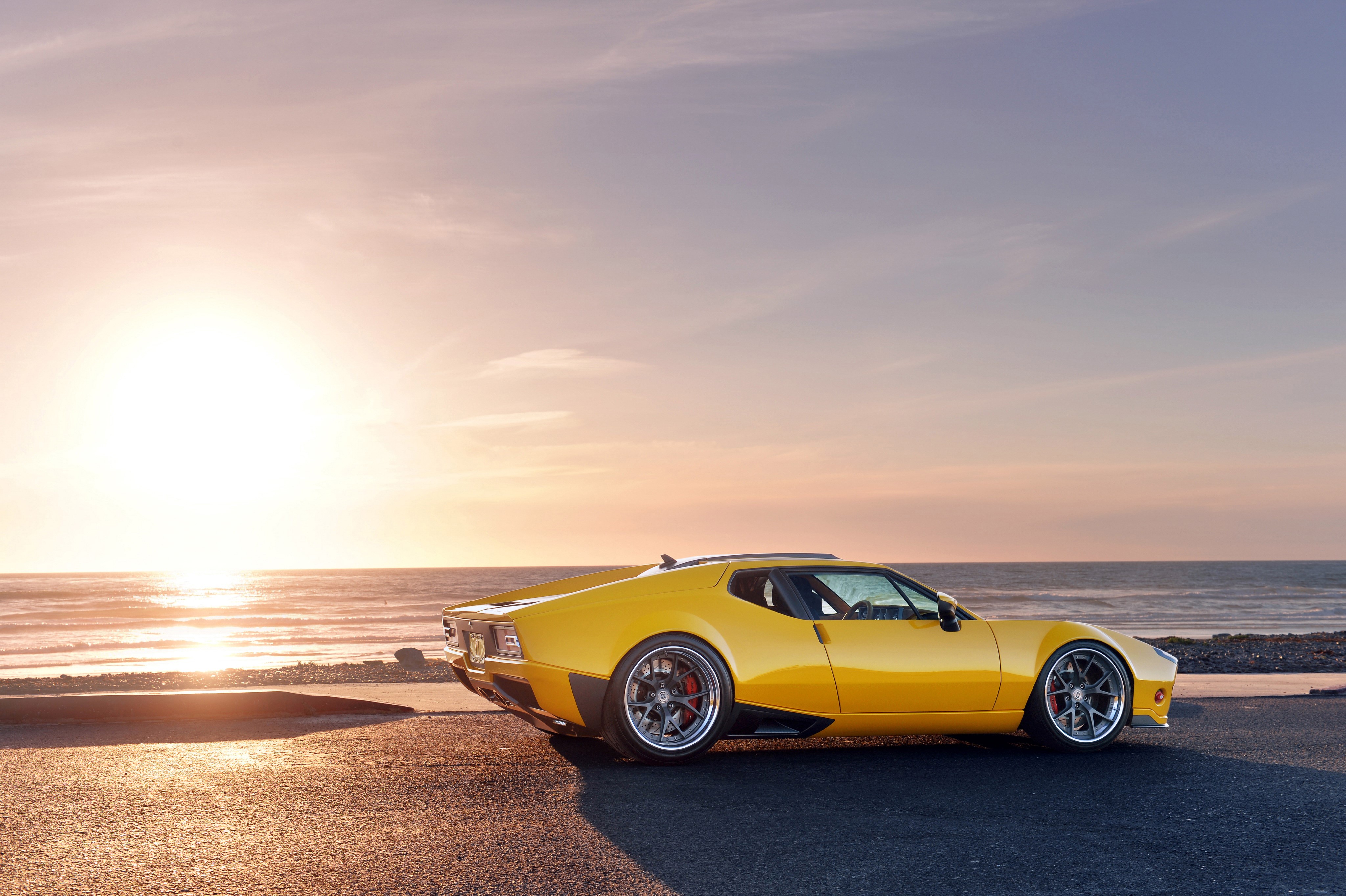 ringbrothers, vintage cars, 4k, hd, cars, yellow, HD Wallpaper