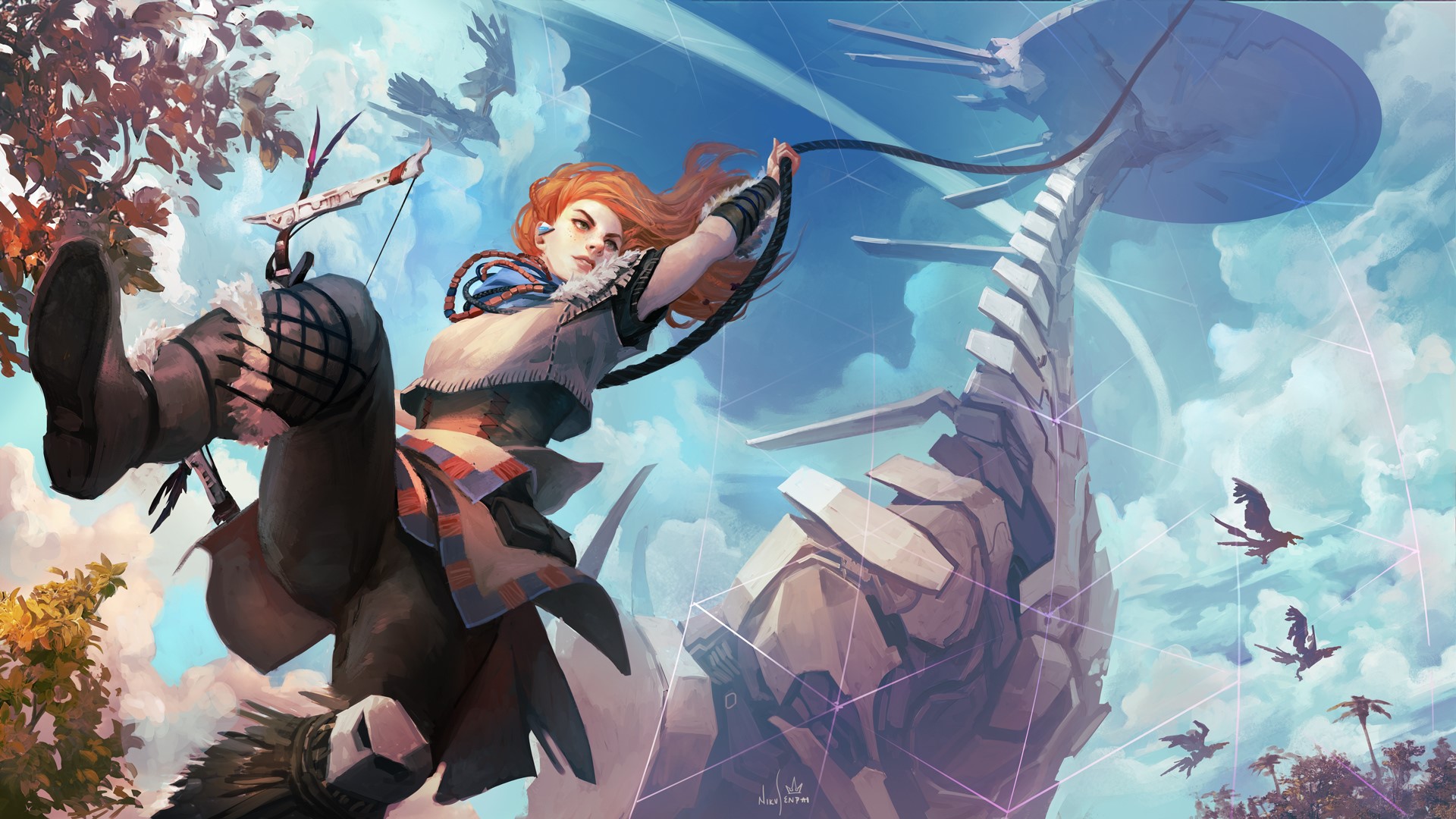 horizon zero dawn, games, pc games, xbox games, ps games, hd, artwork, artist, digital art, deviantart, HD Wallpaper