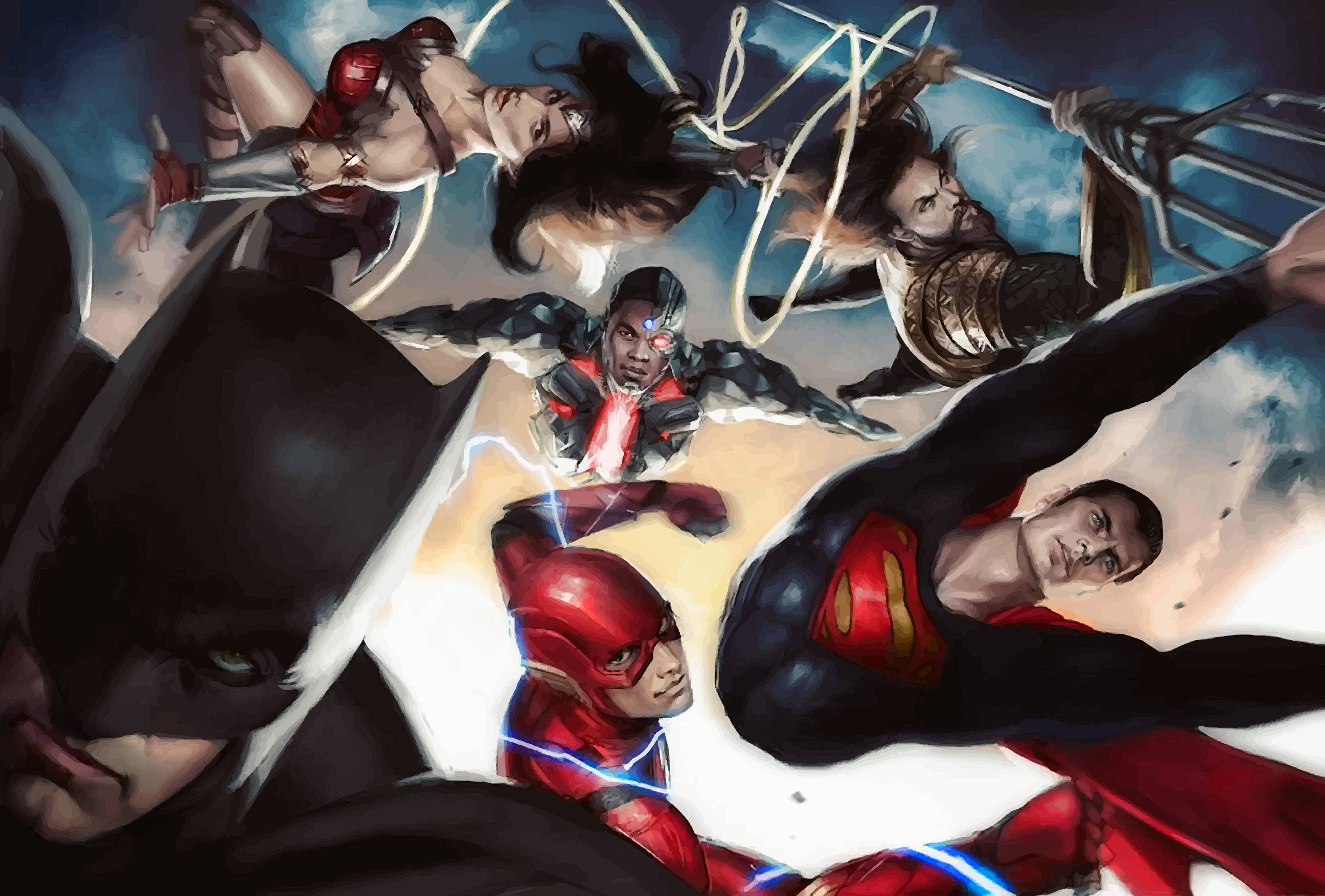justice league, superheroes, artwork, digital art, deviantart, hd, 4k, HD Wallpaper