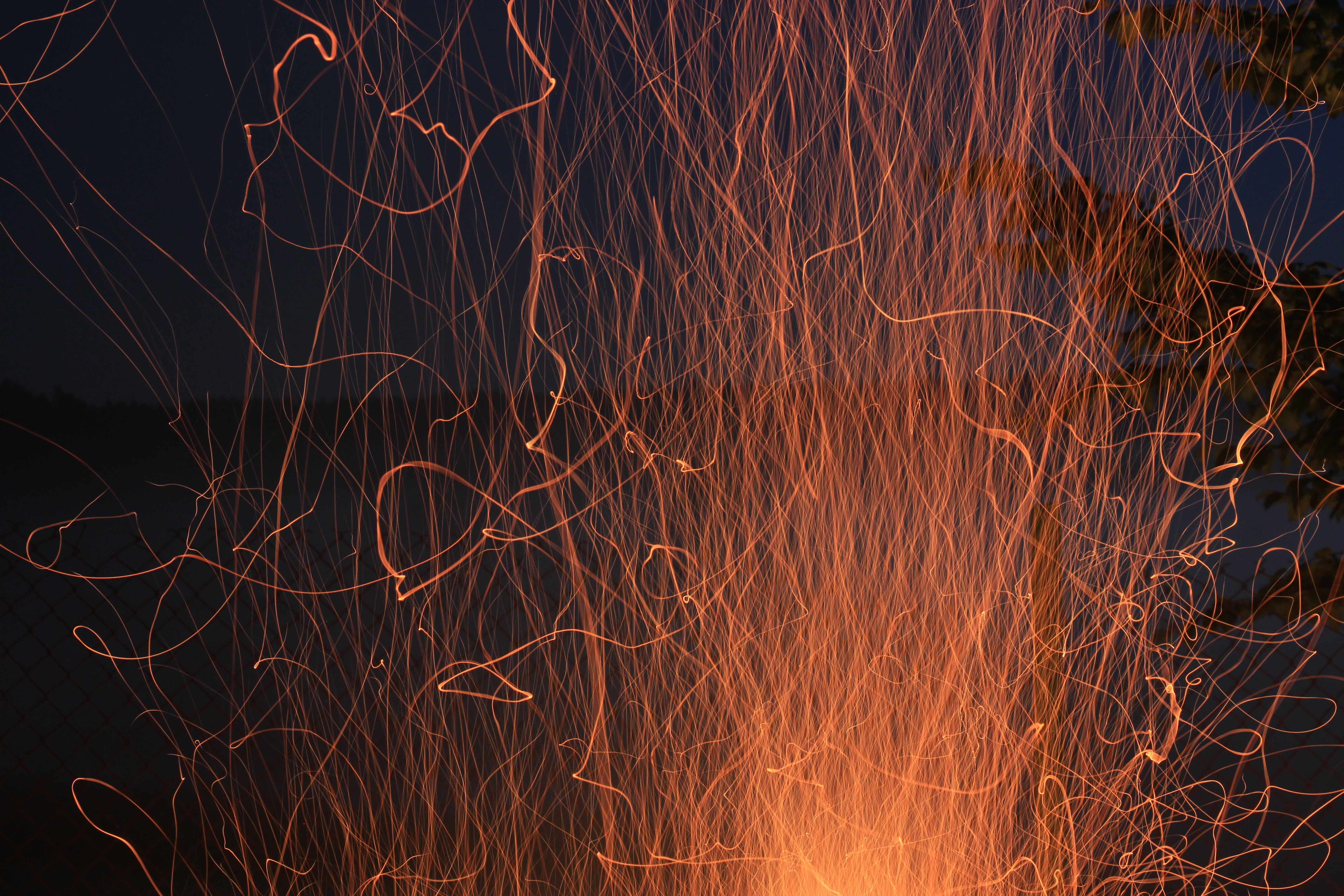 fire, flame, sparks, smoke, 4k, 5k, hd, photography, HD Wallpaper