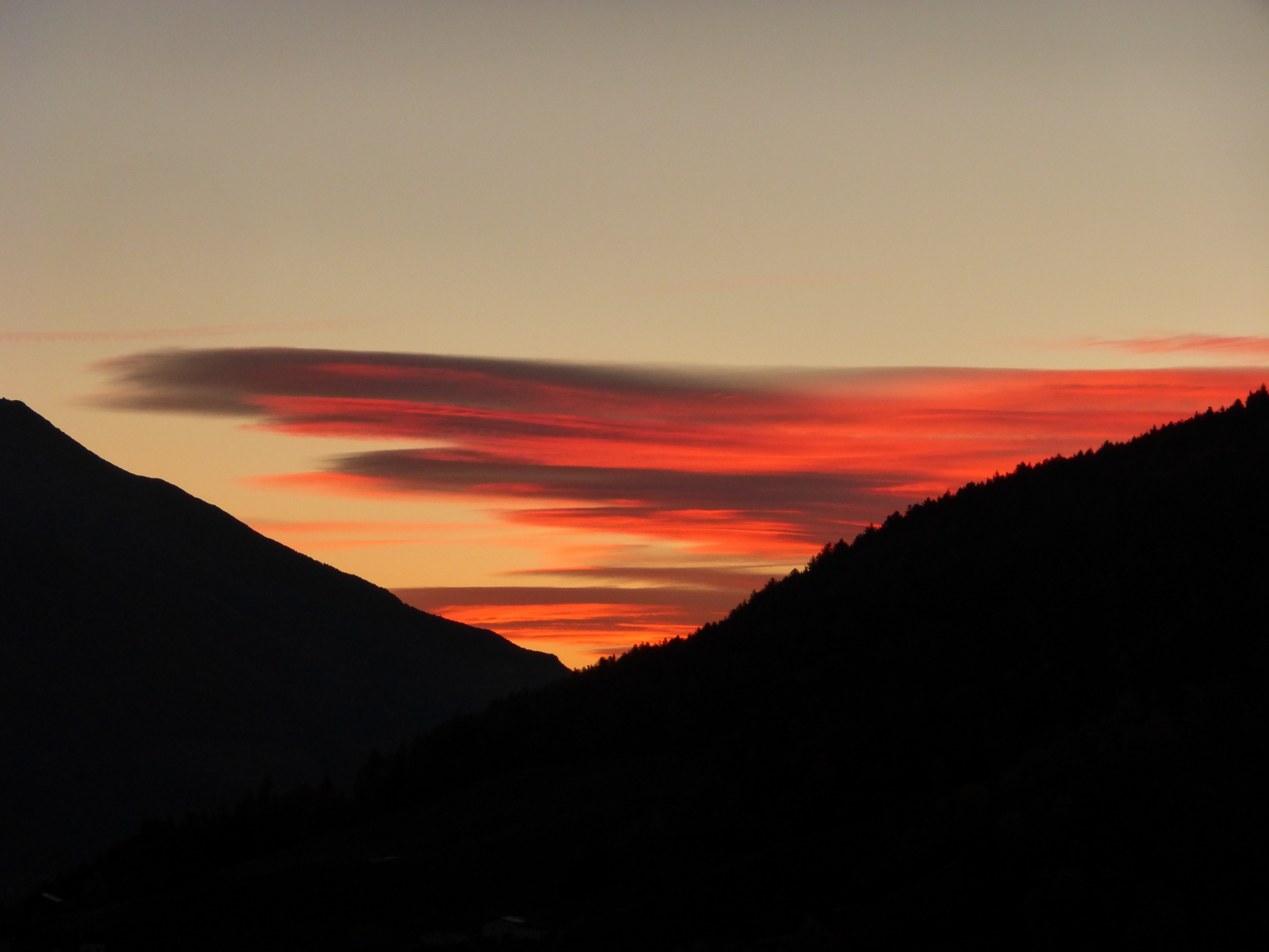 sky, sunrise, nature, mountains, hd, 4k, 5k, HD Wallpaper