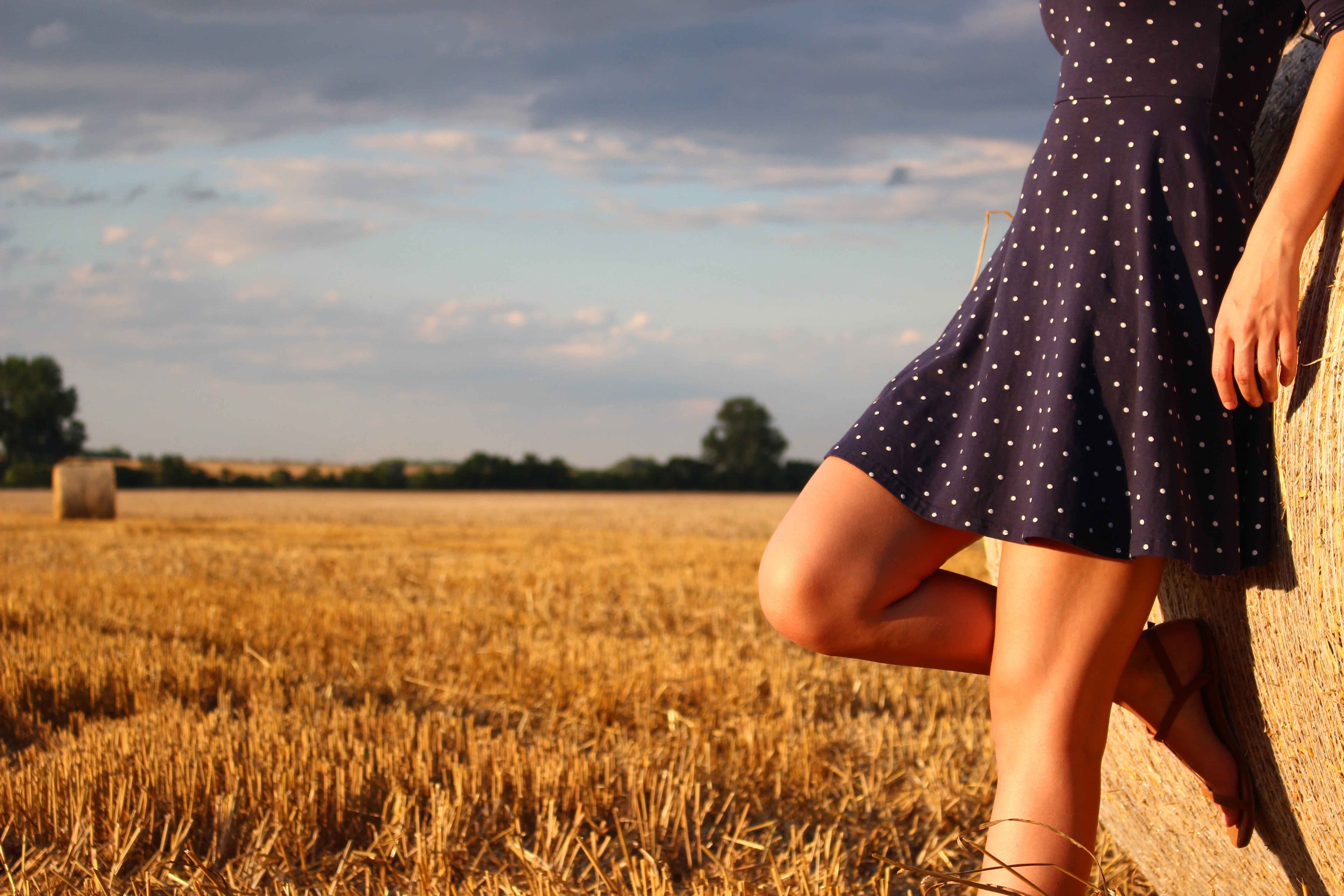 girls, field, photography, hd, dress, 4k, 5k, HD Wallpaper