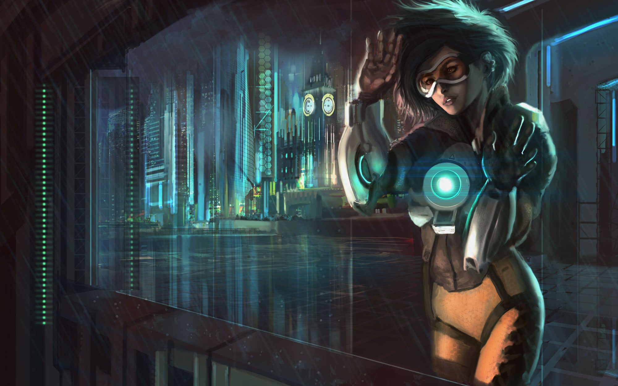 tracer overwatch, overwatch, games, xbox games, ps games, pc games, 2016 games, hd, artwork, artist, digital art, HD Wallpaper