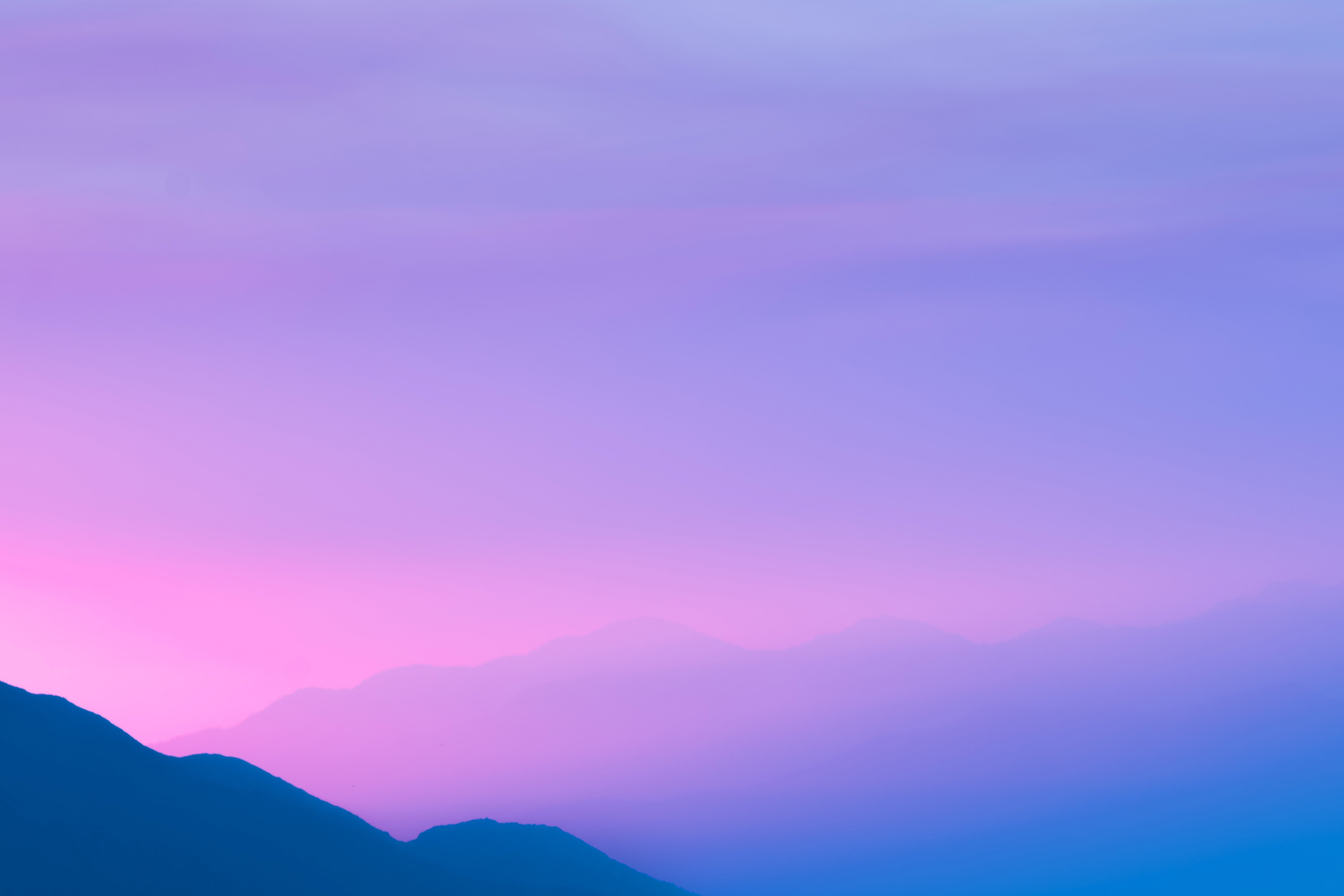 moutains, sunset, nature, hd, HD Wallpaper