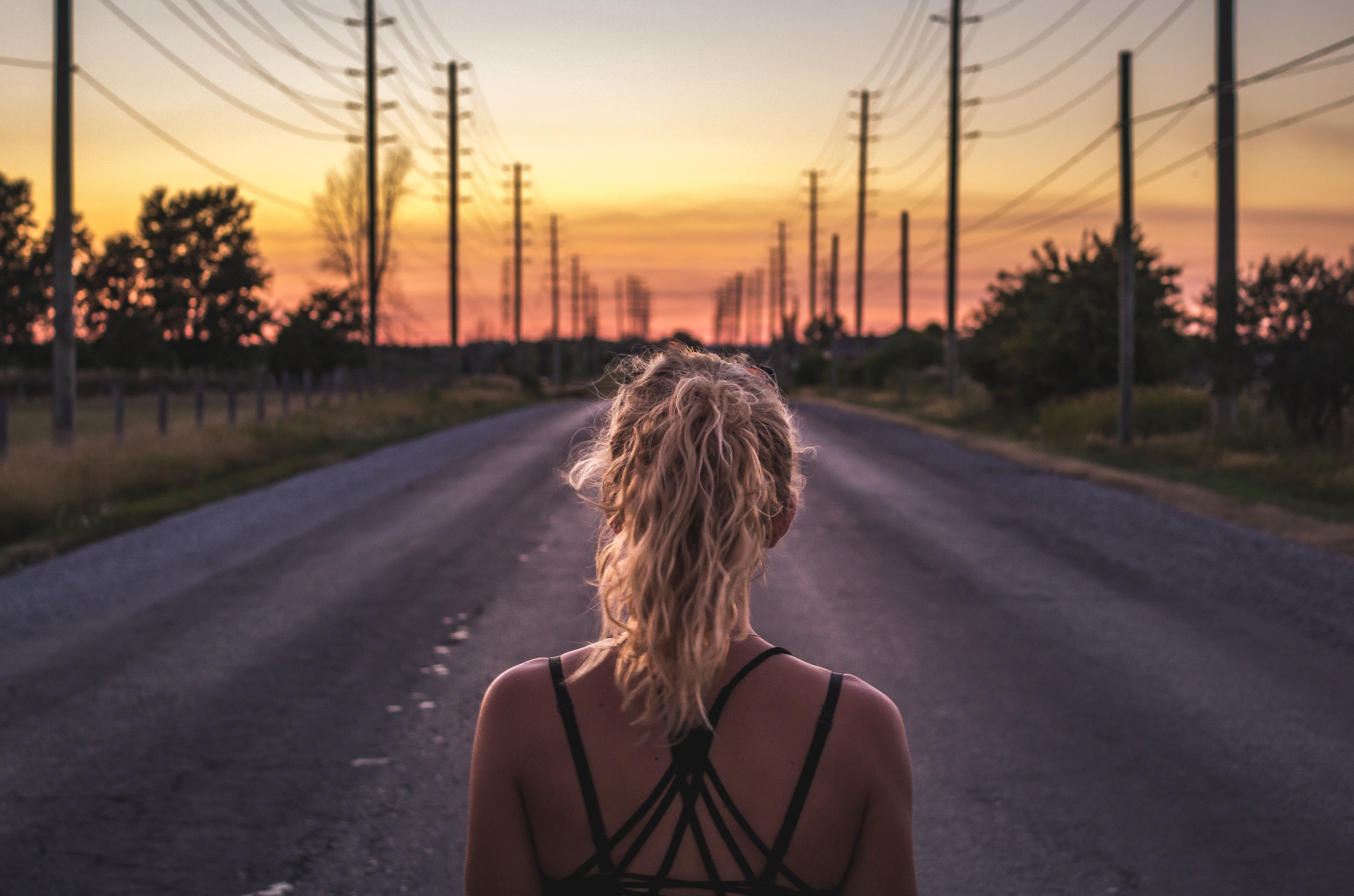 girls, photography, hd, running, sunrise, 4k, 5k, HD Wallpaper