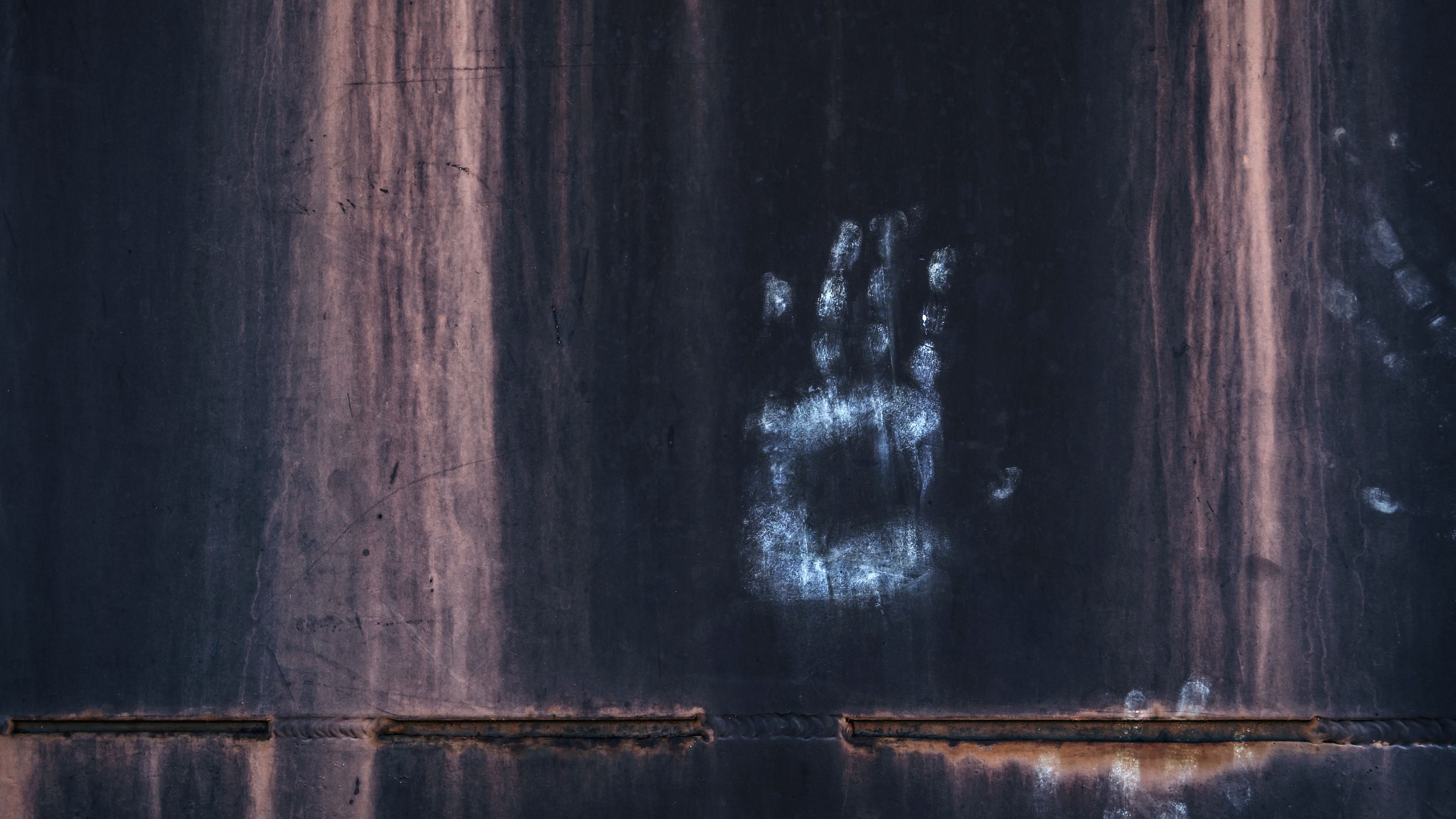 print, hand, paint, wall, 4k, HD Wallpaper