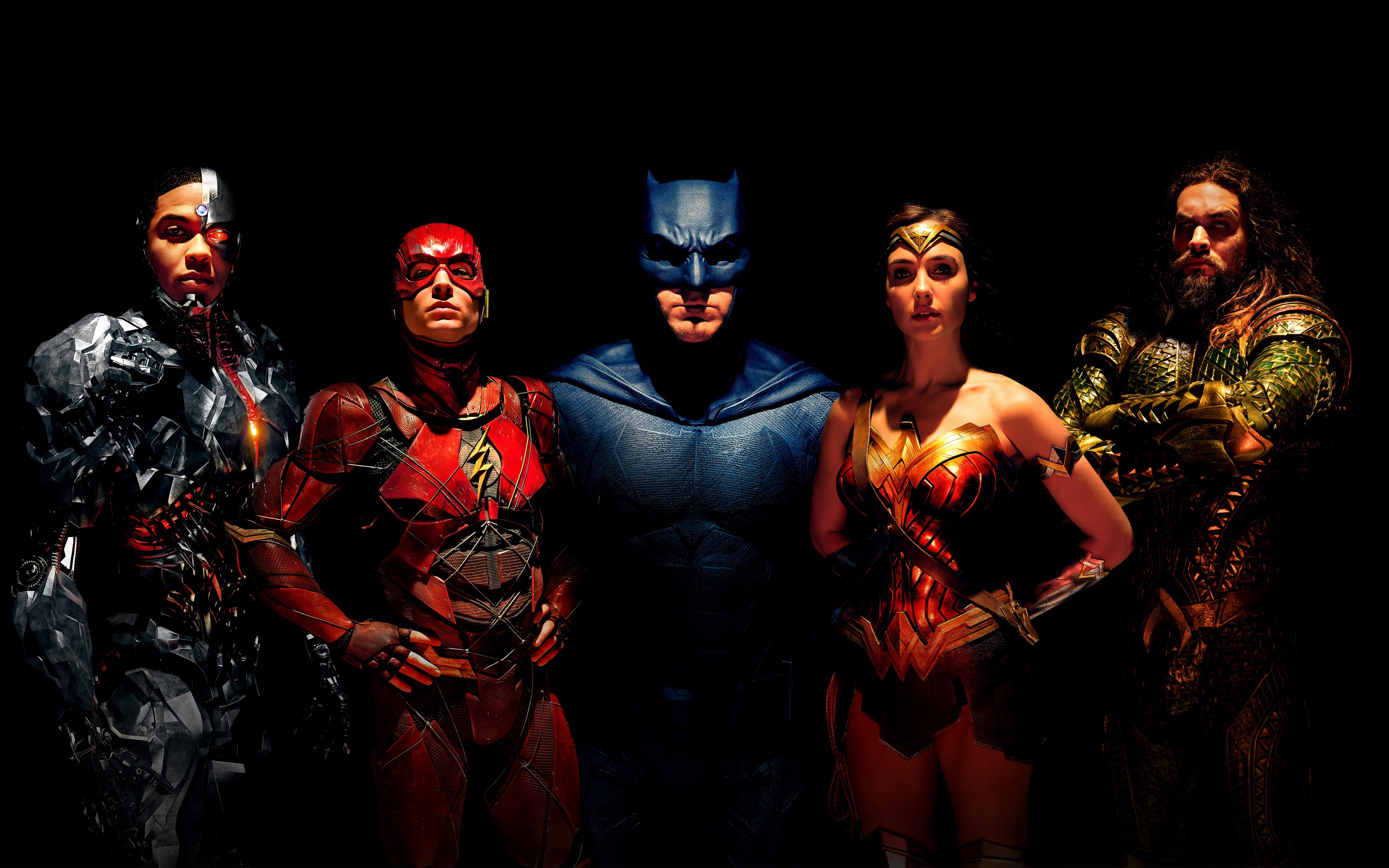 justice league, batman, cyborg, wonder woman, flash, aquaman, hd, 4k, movies, 2017 movies, HD Wallpaper