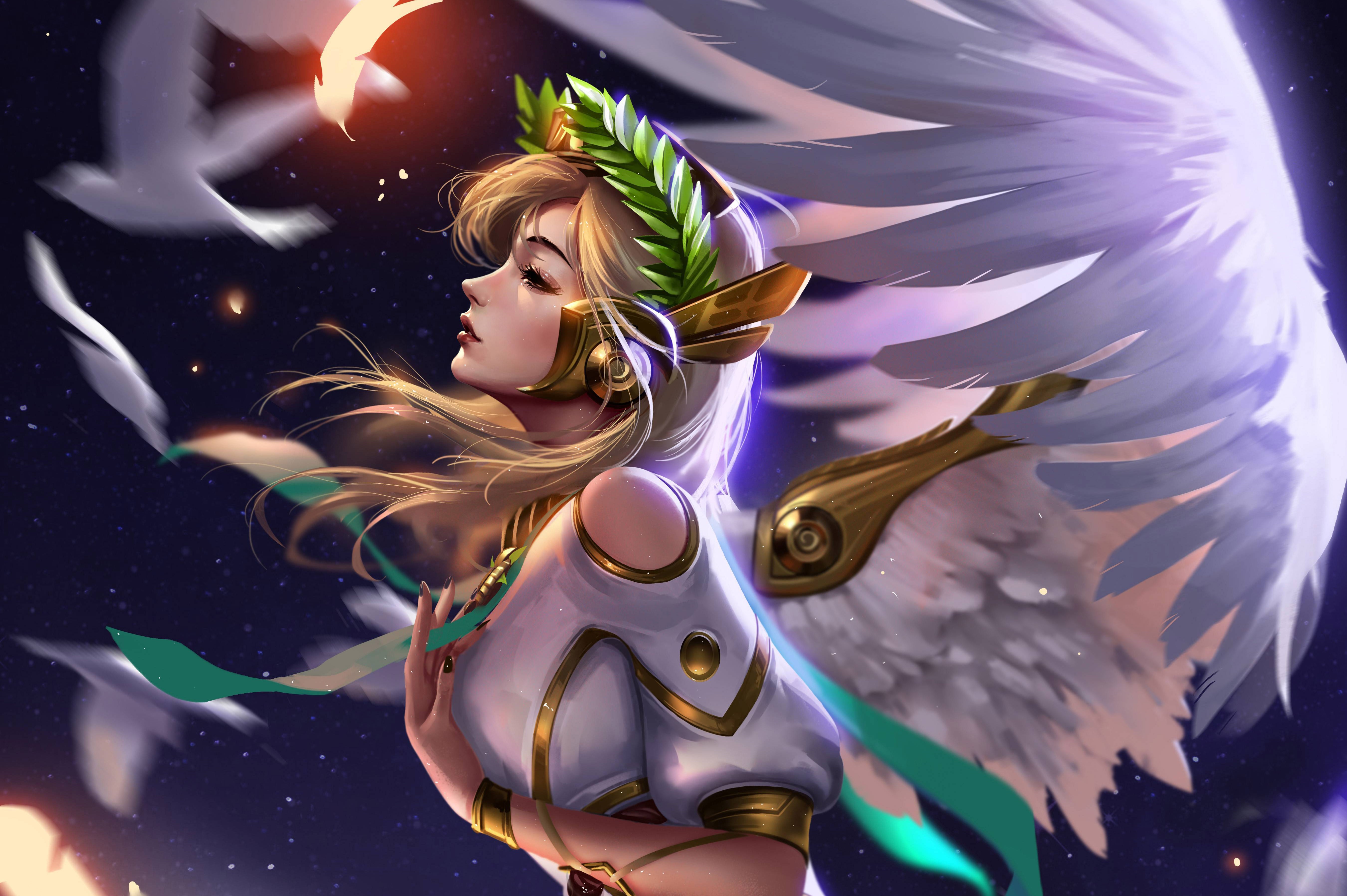 mercy overwatch, overwatch, games, xbox games, ps games, pc games, hd, 4k, 5k, artwork, deviantart, HD Wallpaper