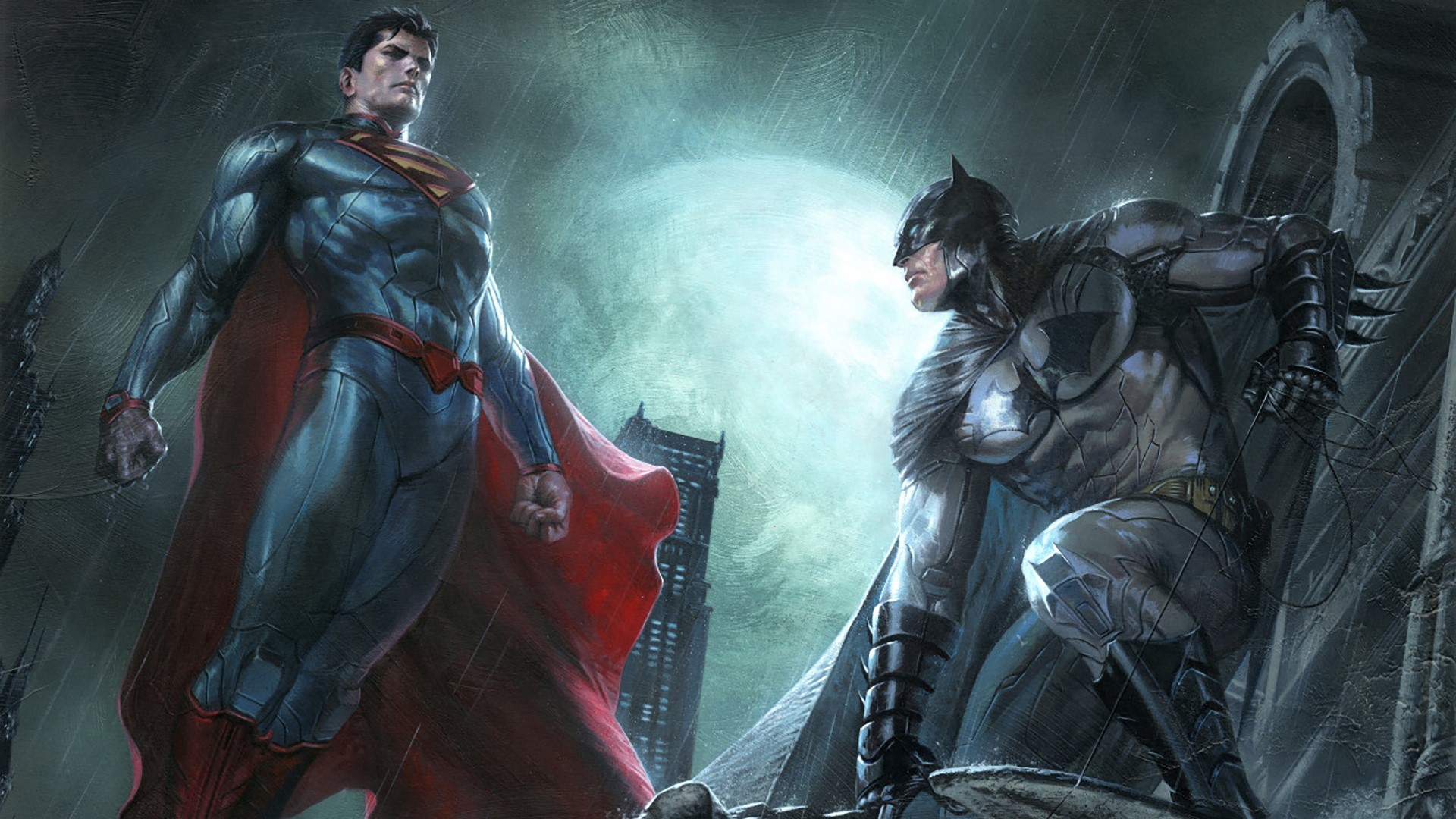 superman, batman, comics, superheroes, artwork, hd, artist, digital art, HD Wallpaper