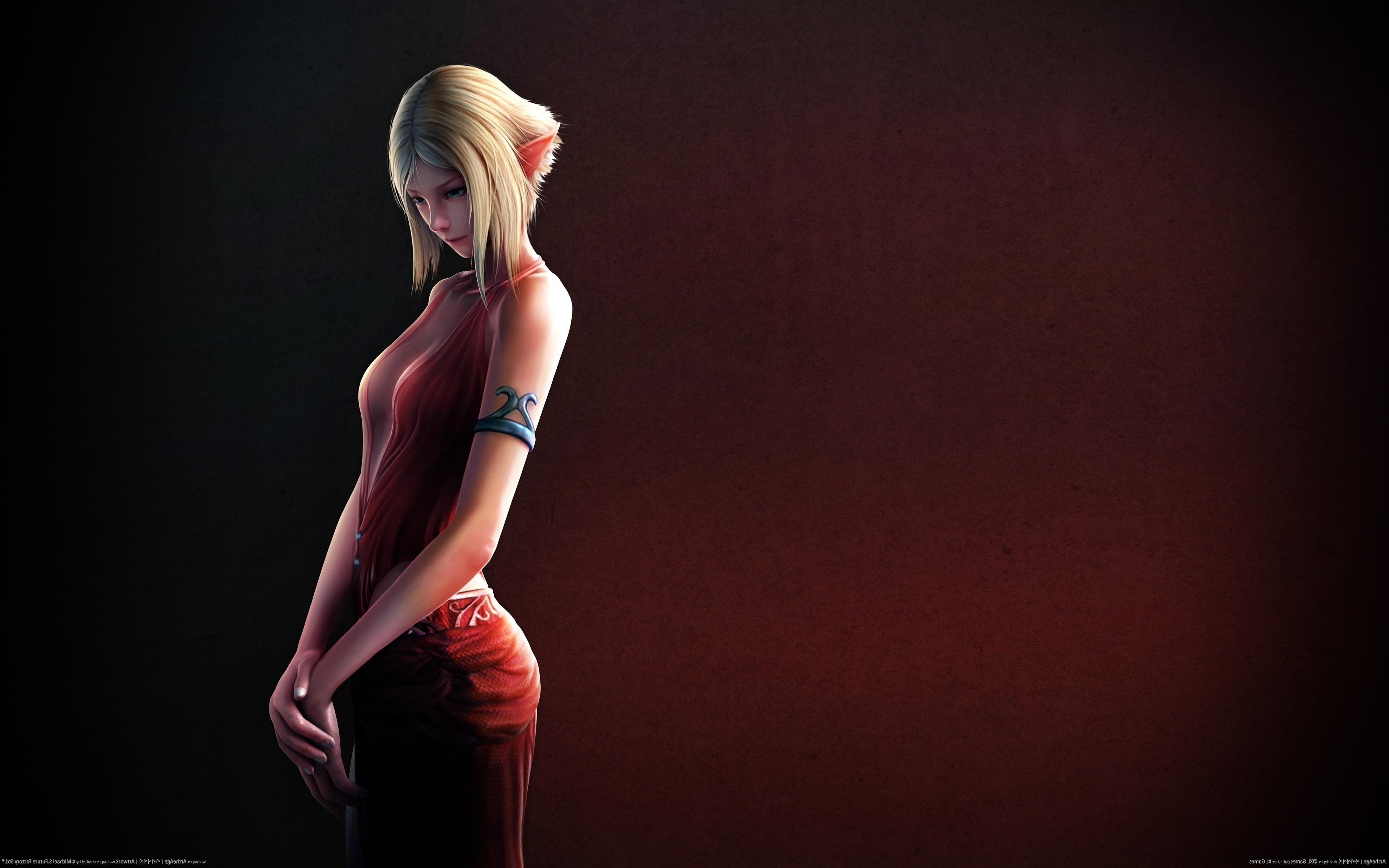 elf, fantasy girls, girls, hd, 4k, artist, artwork, digital art, HD Wallpaper
