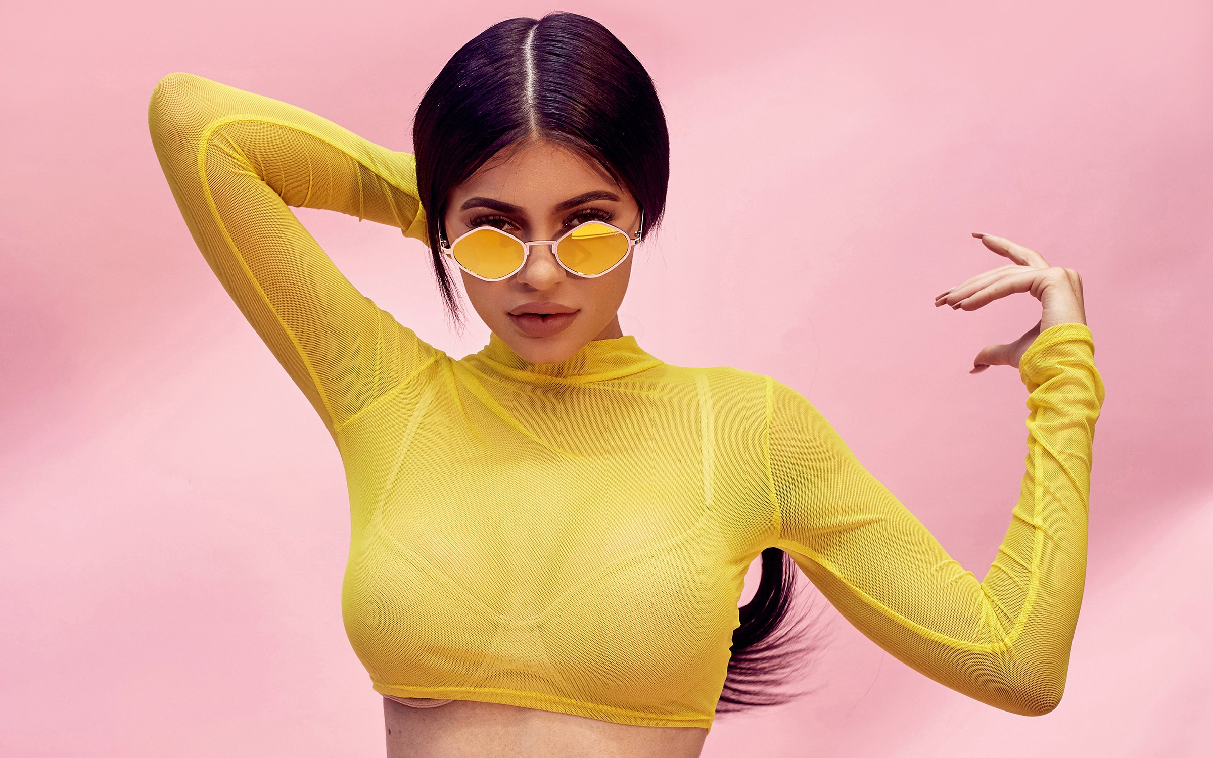 kylie jenner, celebrities, girls, model, hd, HD Wallpaper