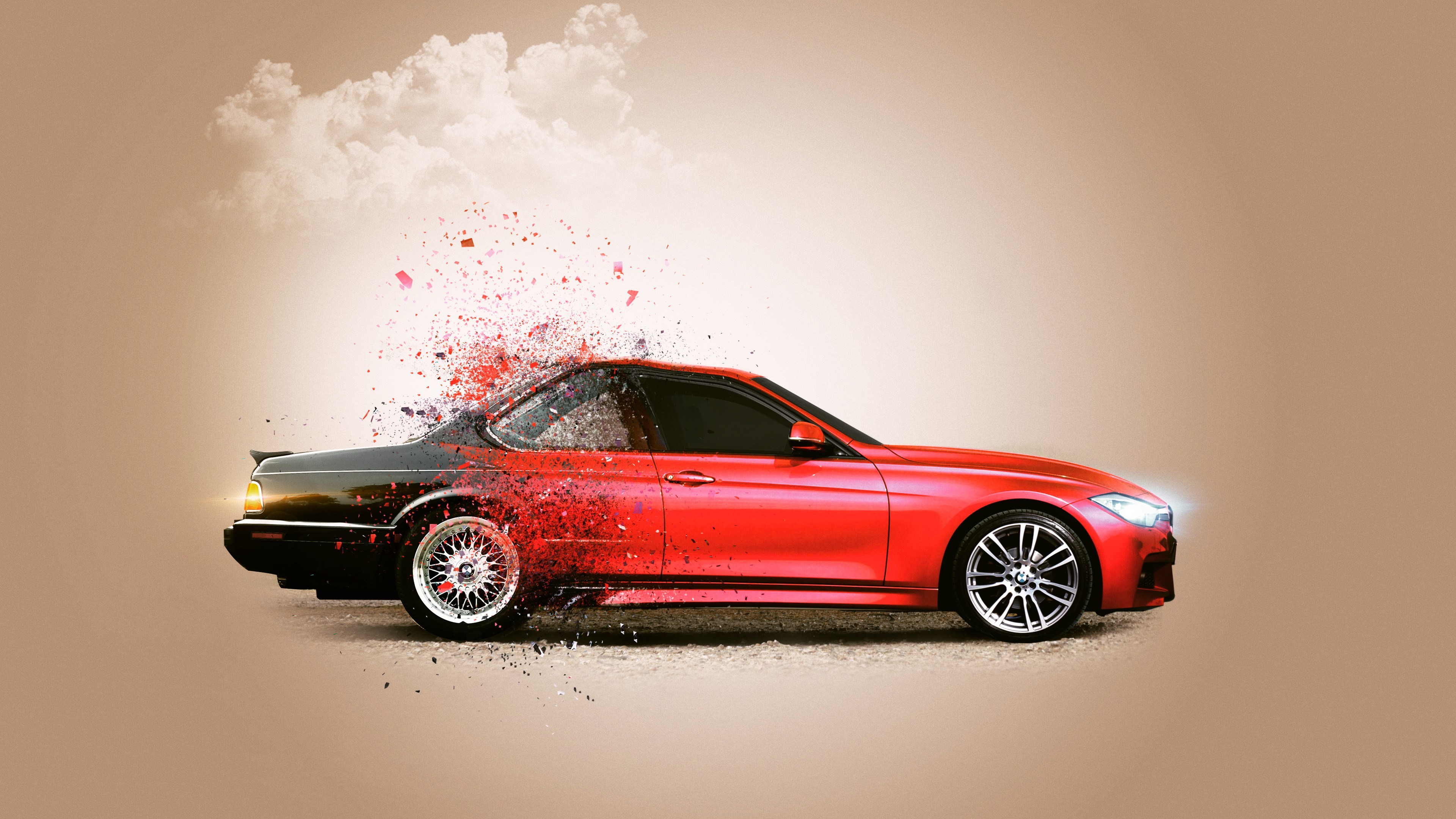 bmw, cars, artwork, hd, 4k, HD Wallpaper